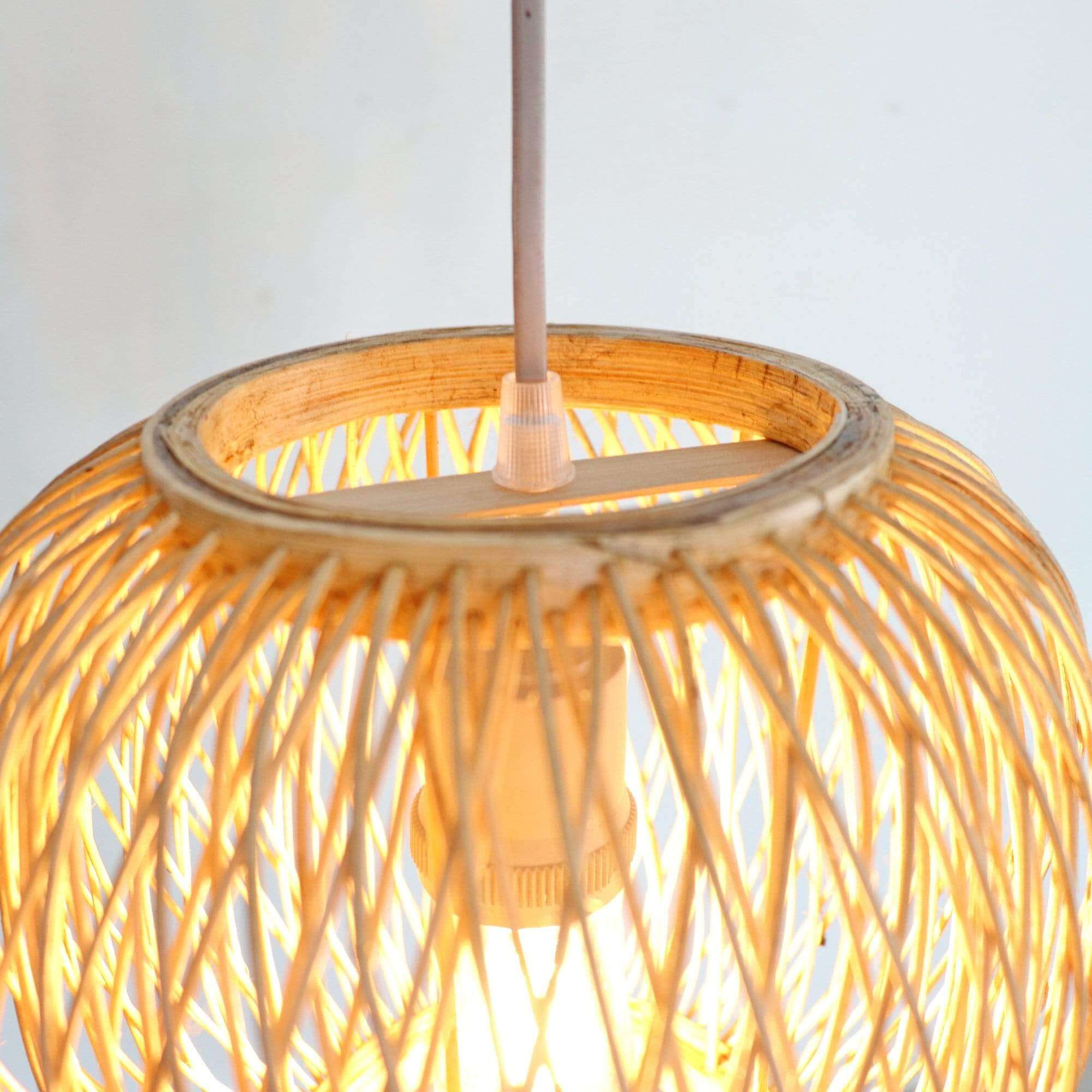 Kit Ja Pon - Bamboo Pendant Light By Thaihome - Image 5