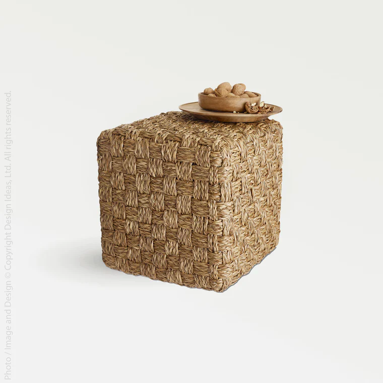 Klein Pouf-Seagrass By Texture Designideas - Image 2