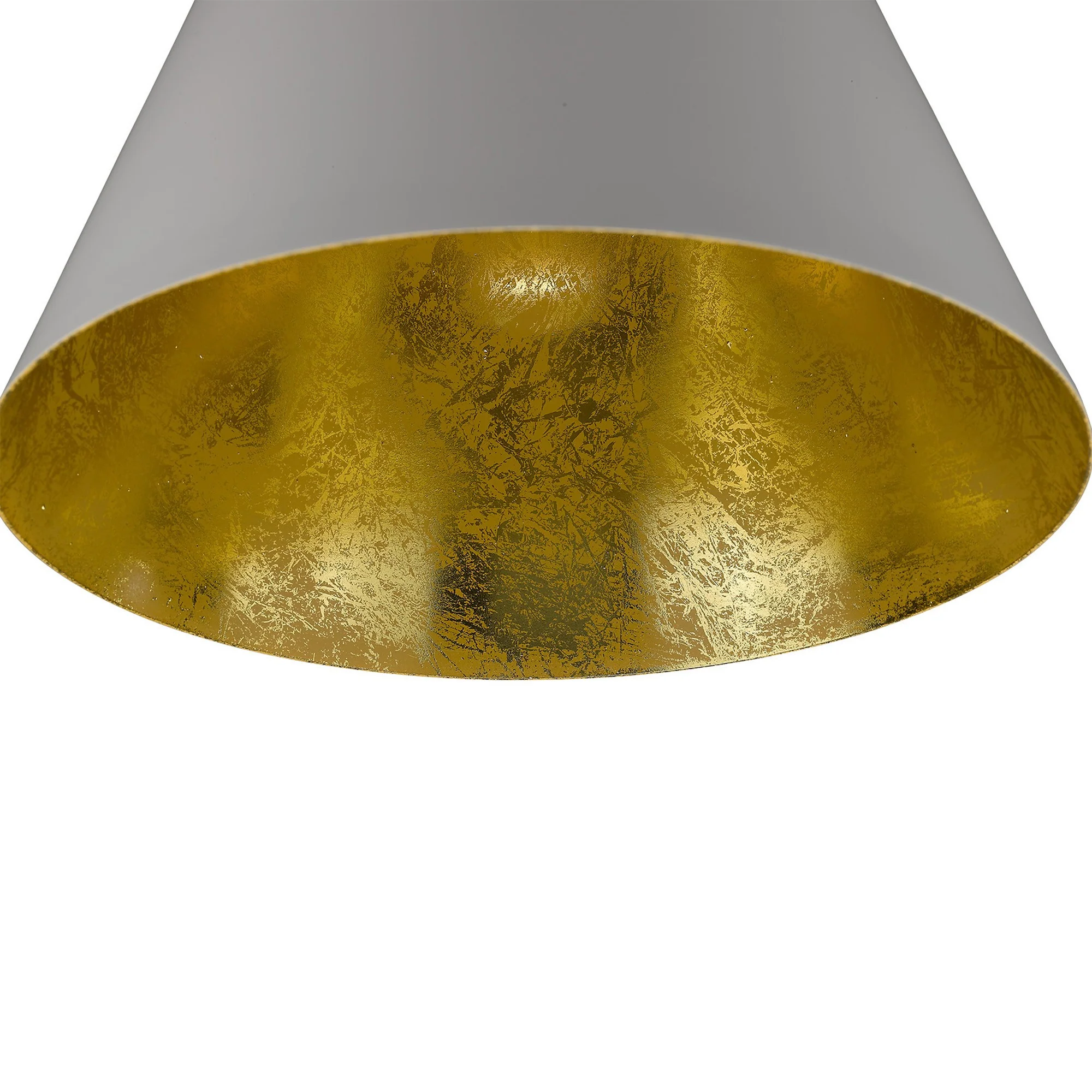 Knell 1-Light White Pendant By Homeroots - Image 4
