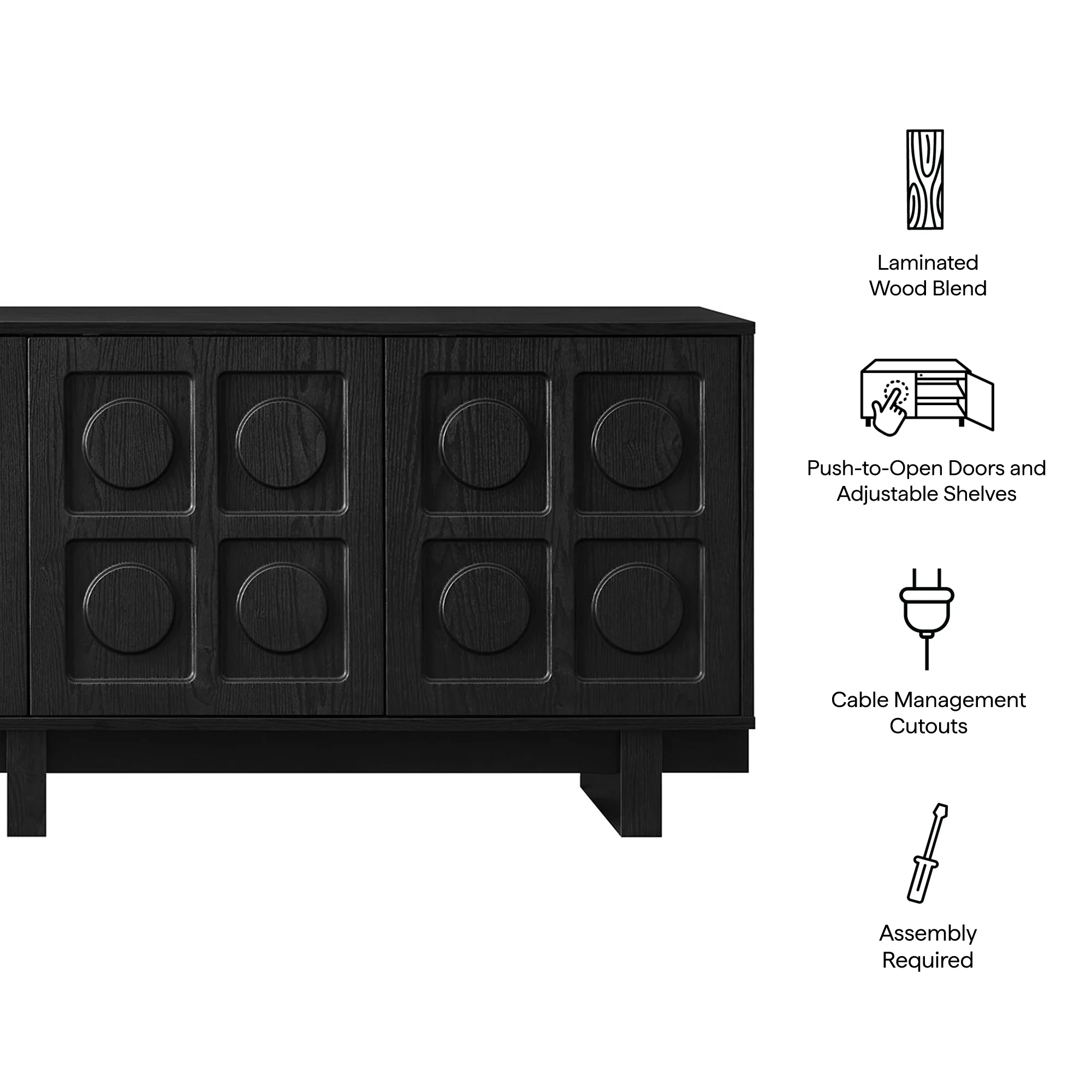 Knox 71 Inch TV Stand by Modway - Image 9