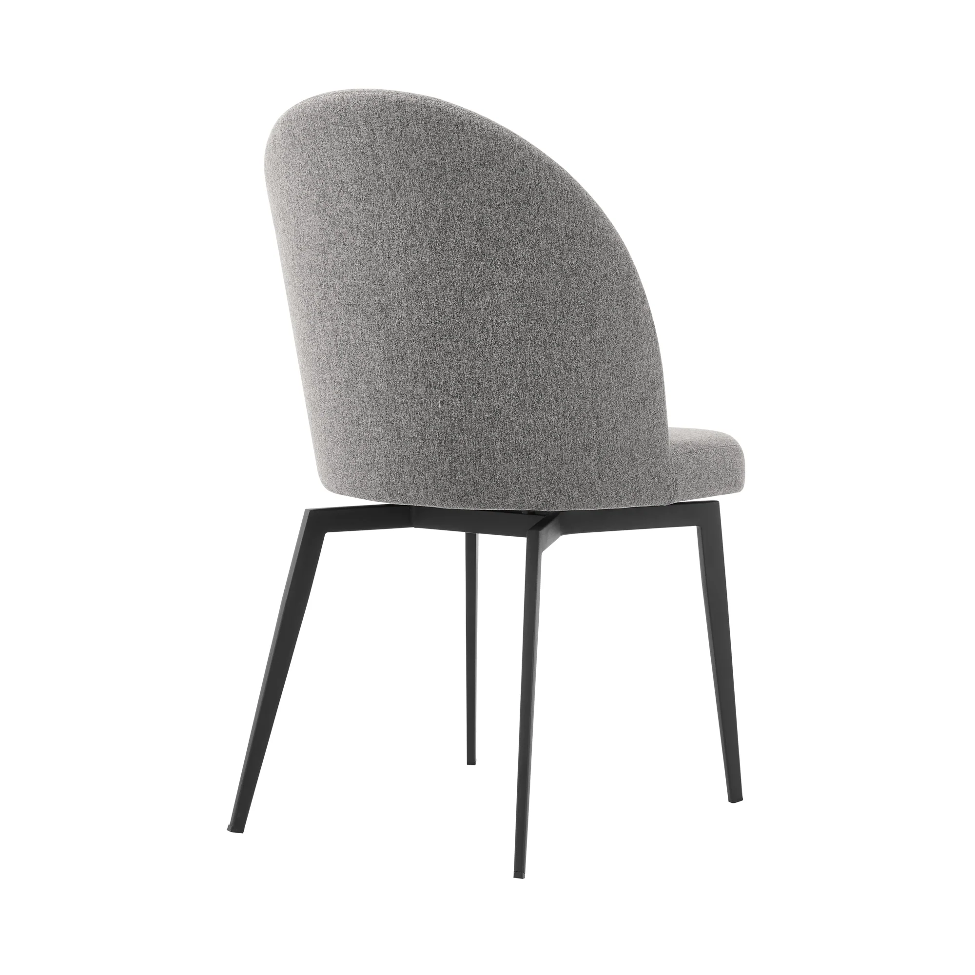 Knox Sunny 5 Piece Dining Set with Gray Fabric Chairs By Armen Living - Image 4
