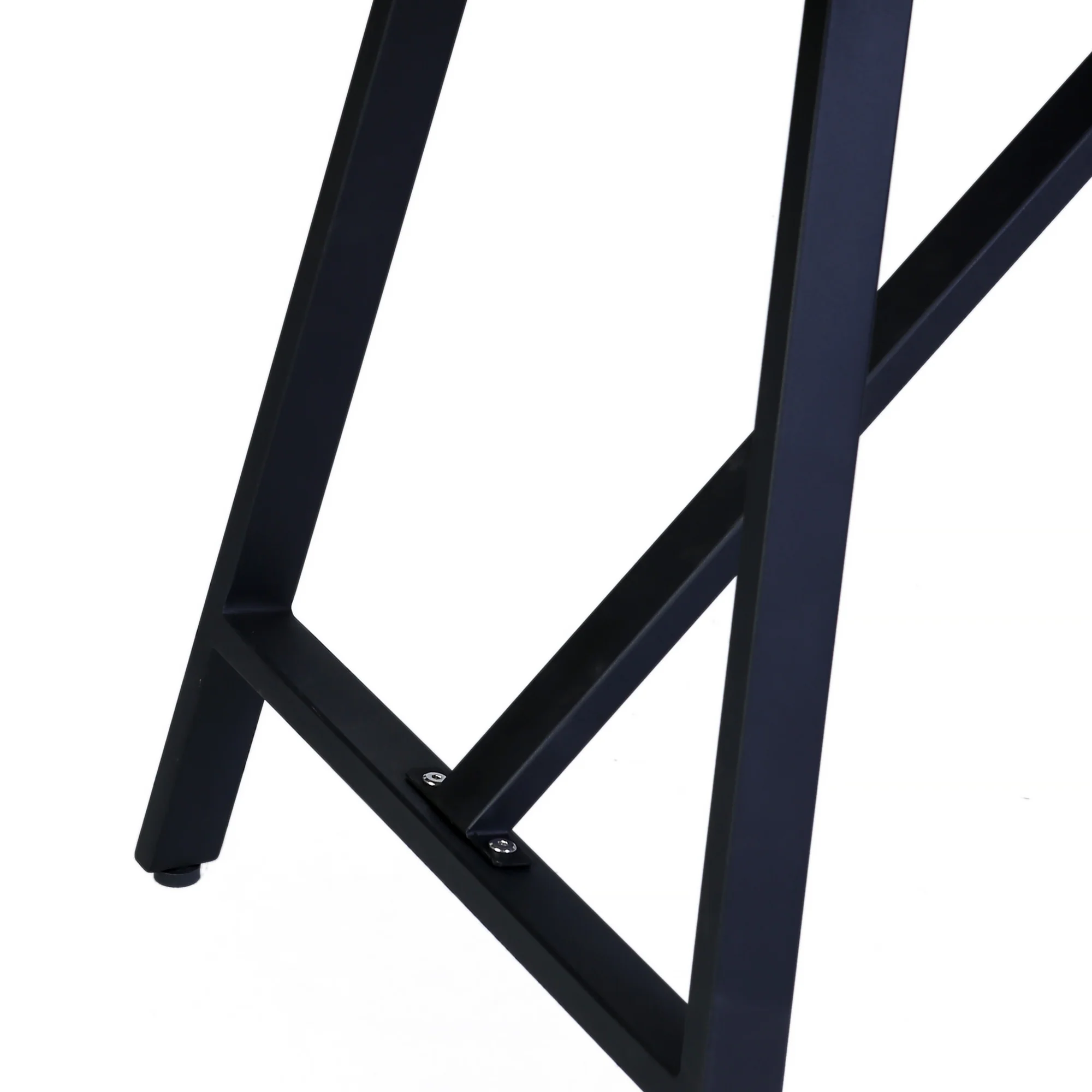 Koala Outdoor Patio Light Eucalyptus Wood and Metal Rectangle Dining Table By Armen Living - Image 6