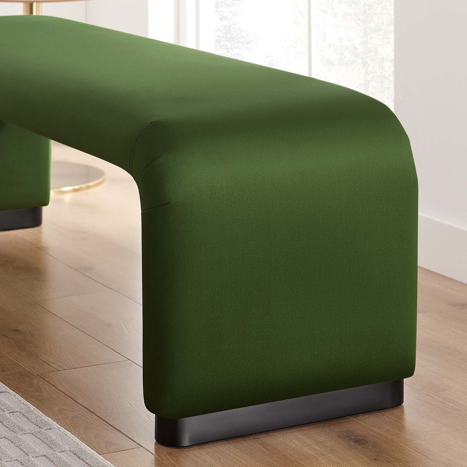 Koda Performance Velvet Waterfall Long Bench By Modway - EEI-6734 - Image 24
