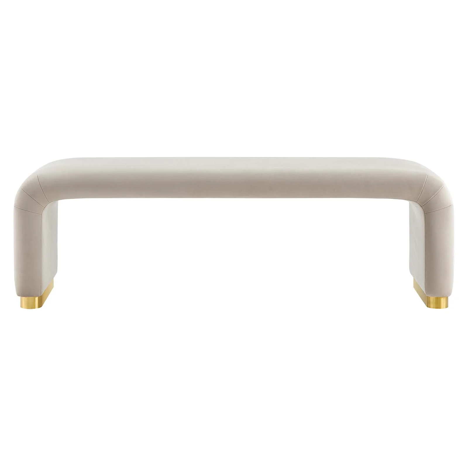 Koda Performance Velvet Waterfall Long Bench By Modway - EEI-6734 - Image 27