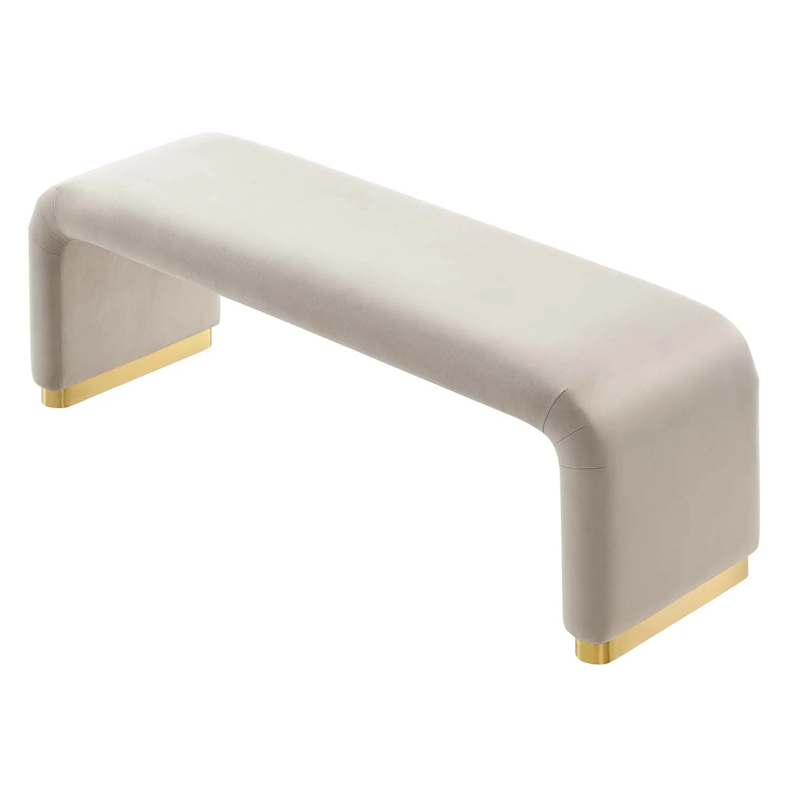 Koda Performance Velvet Waterfall Long Bench By Modway - EEI-6734 - Image 28