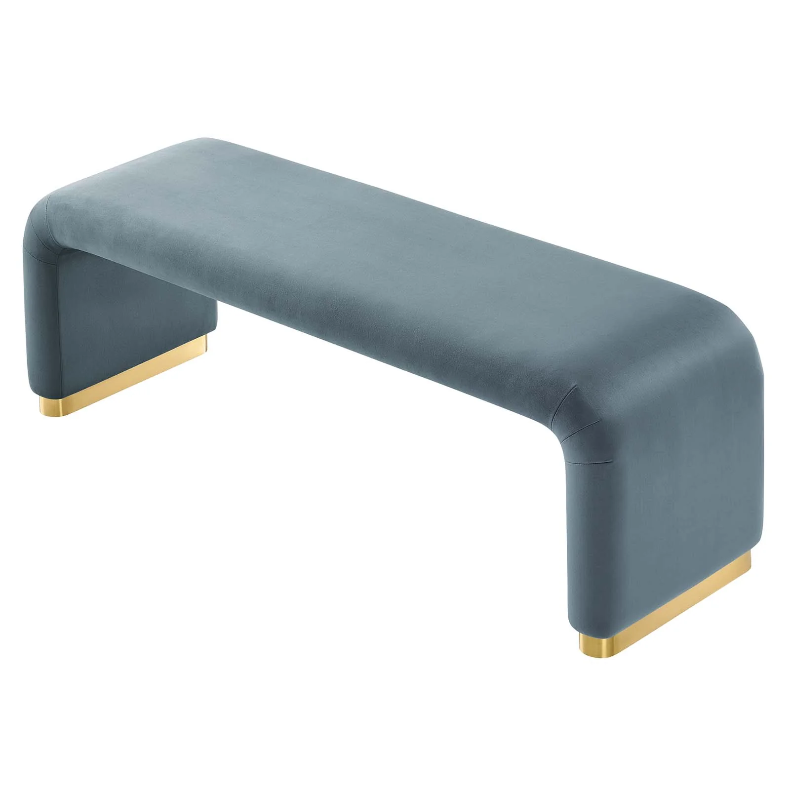 Koda Performance Velvet Waterfall Long Bench By Modway - EEI-6734 - Image 36