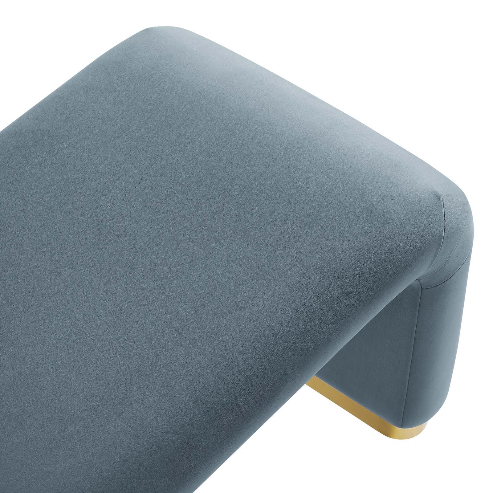 Koda Performance Velvet Waterfall Long Bench By Modway - EEI-6734 - Image 37