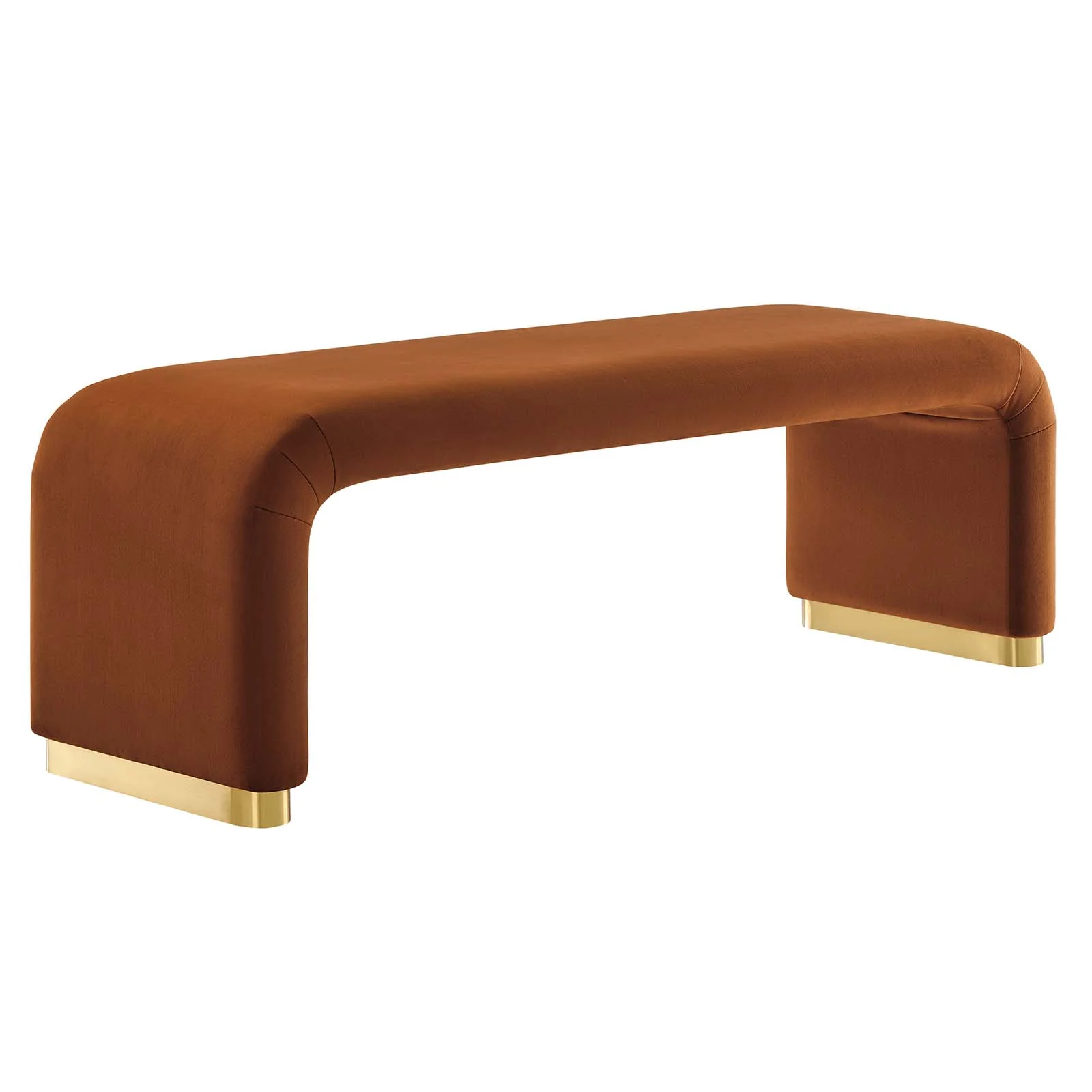 Koda Performance Velvet Waterfall Long Bench By Modway - EEI-6734 - Image 41