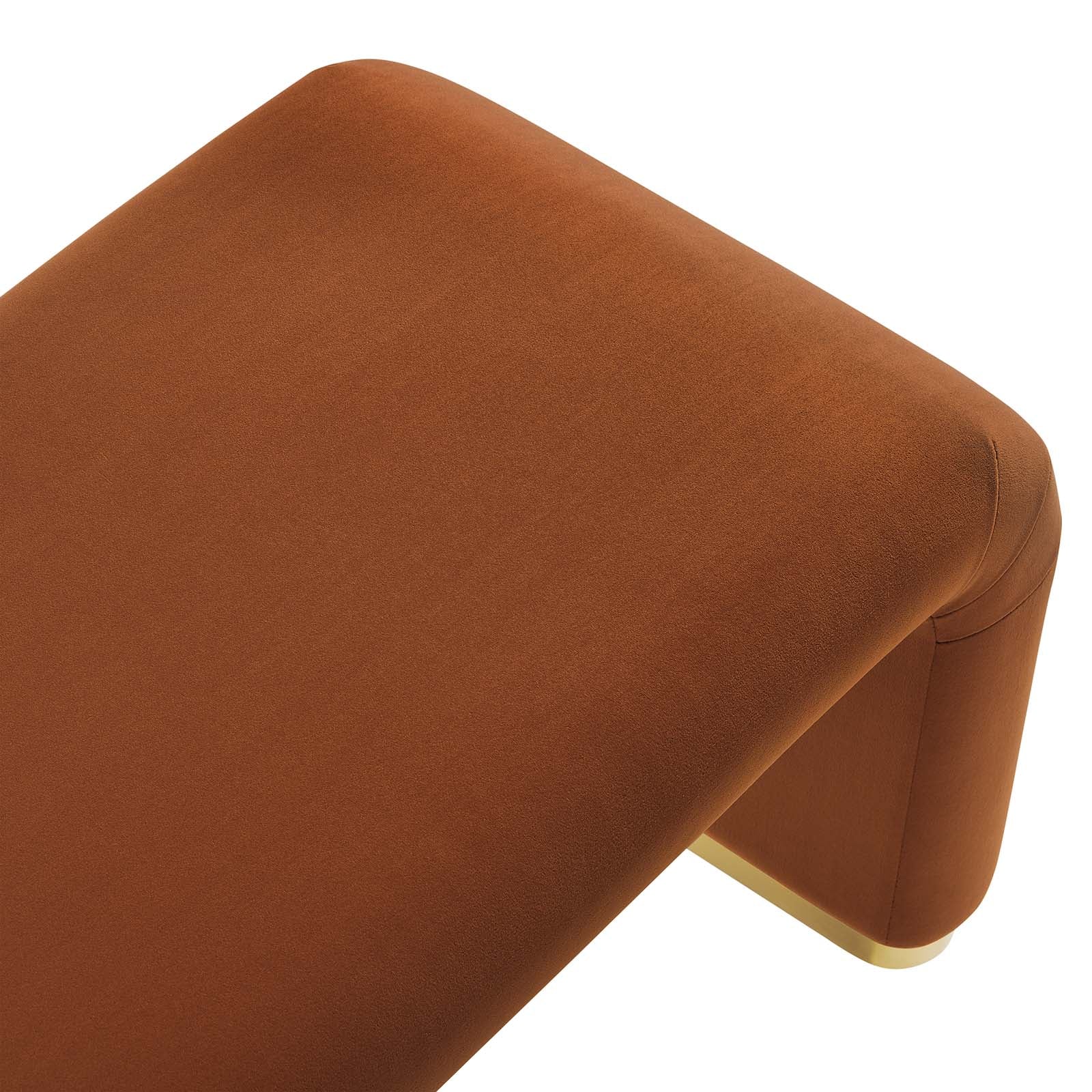 Koda Performance Velvet Waterfall Long Bench By Modway - EEI-6734 - Image 45