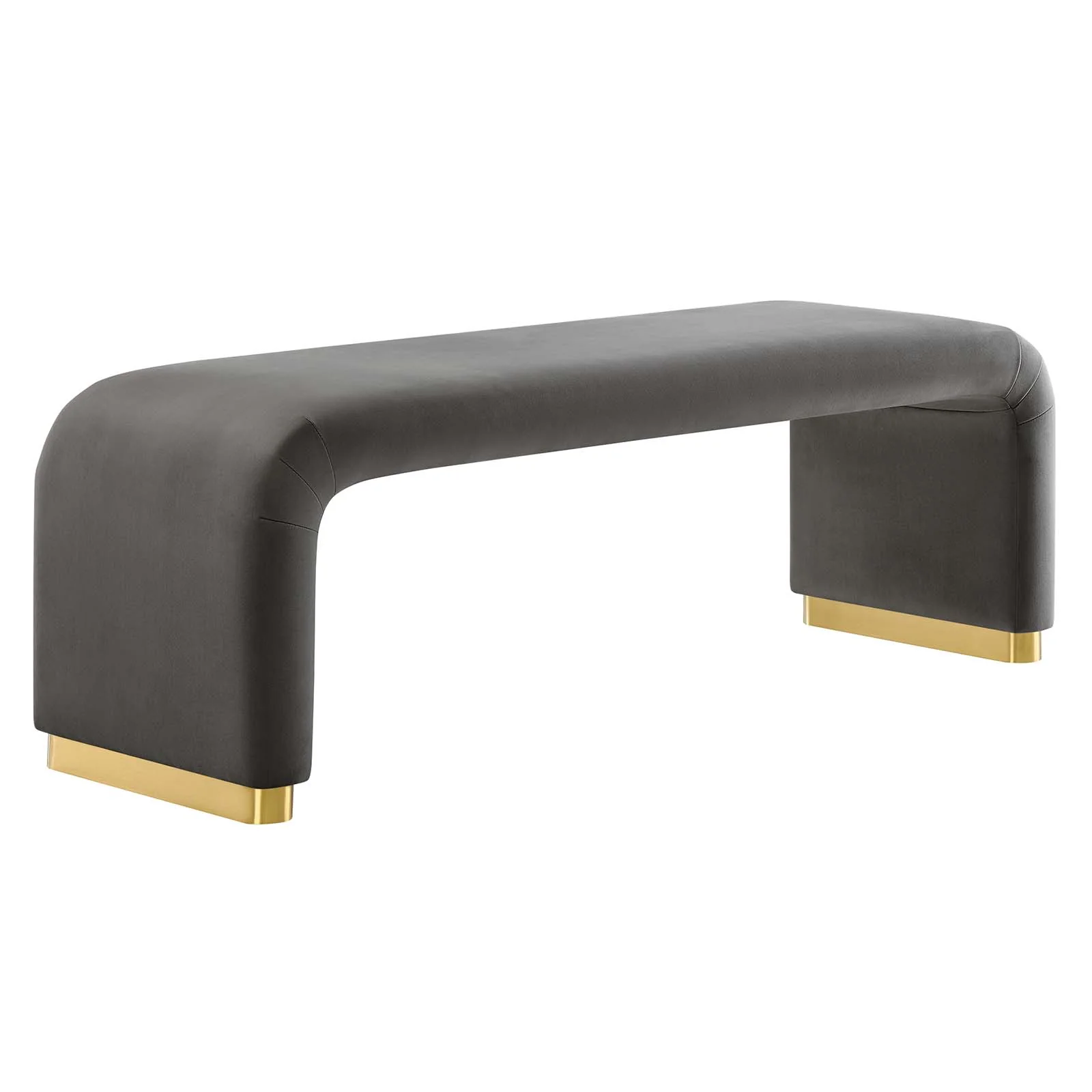 Koda Performance Velvet Waterfall Long Bench By Modway - EEI-6734 - Image 49