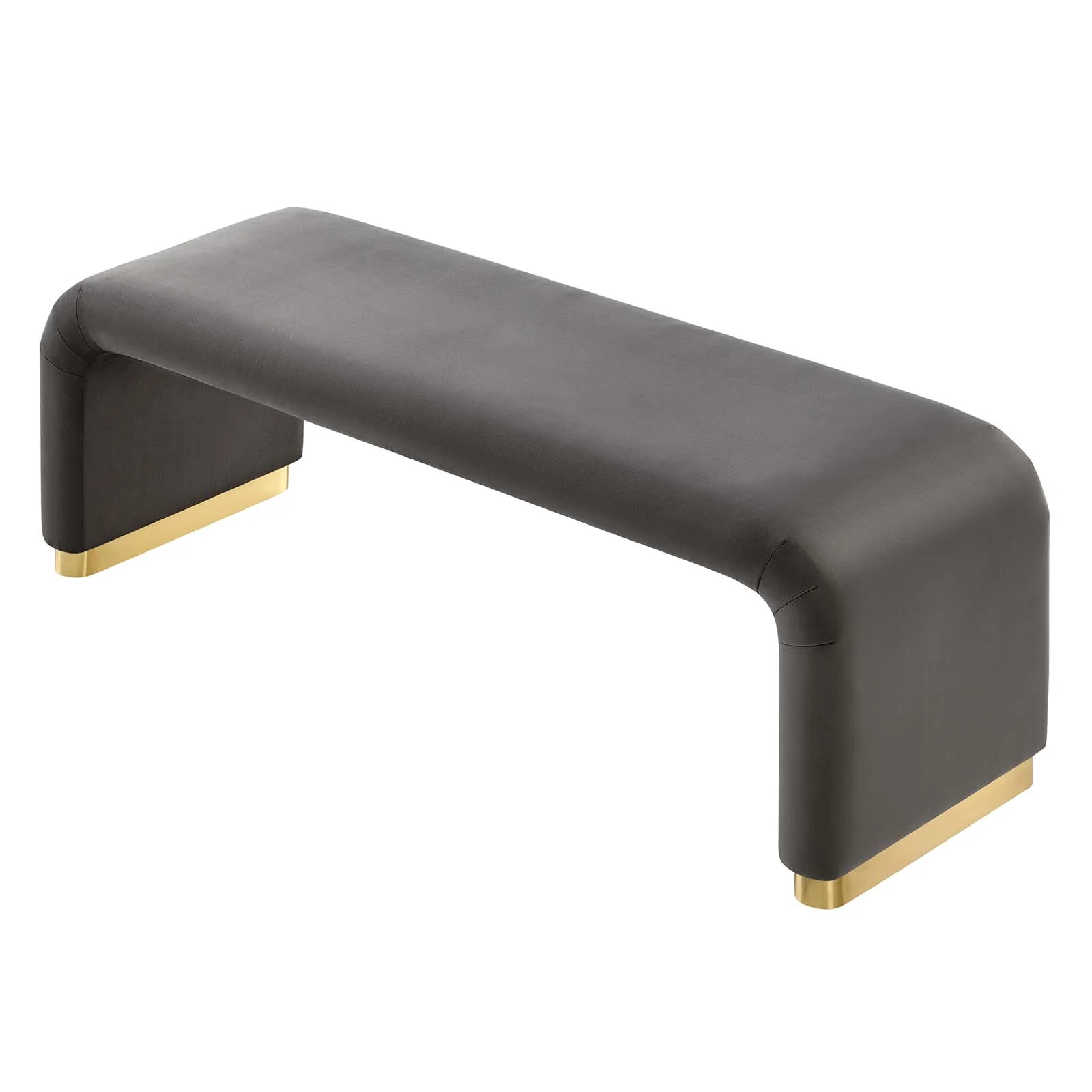 Koda Performance Velvet Waterfall Long Bench By Modway - EEI-6734 - Image 52