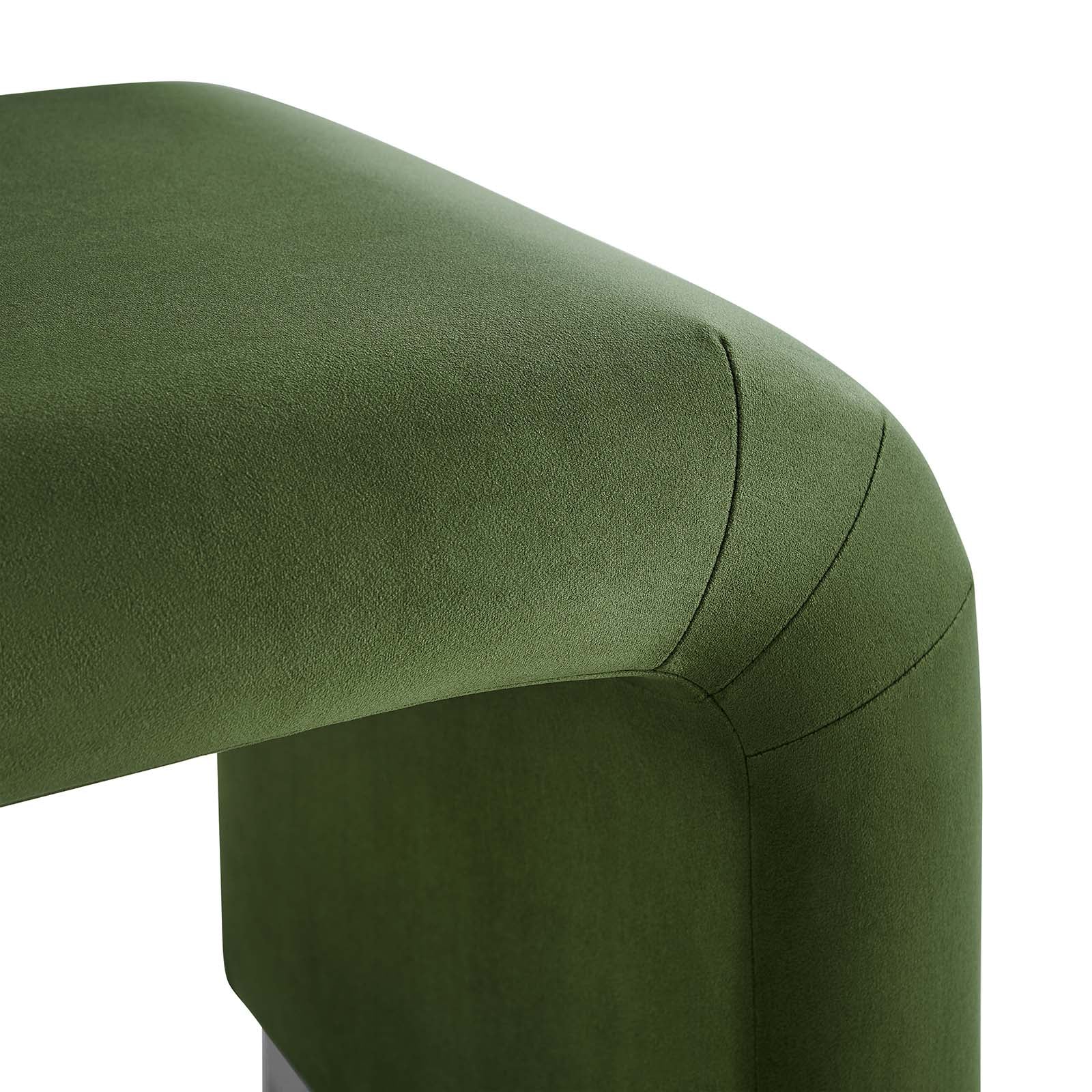 Koda Performance Velvet Waterfall Stool By Modway - EEI-6733 - Image 24
