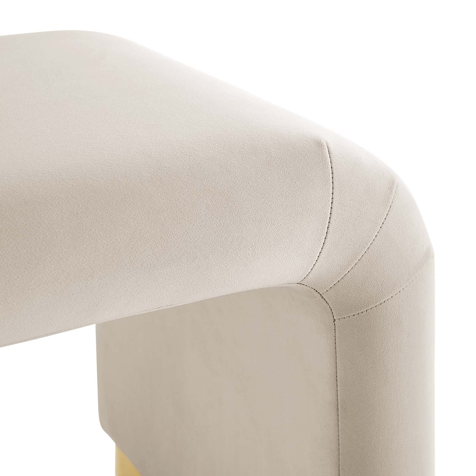 Koda Performance Velvet Waterfall Stool By Modway - EEI-6733 - Image 33