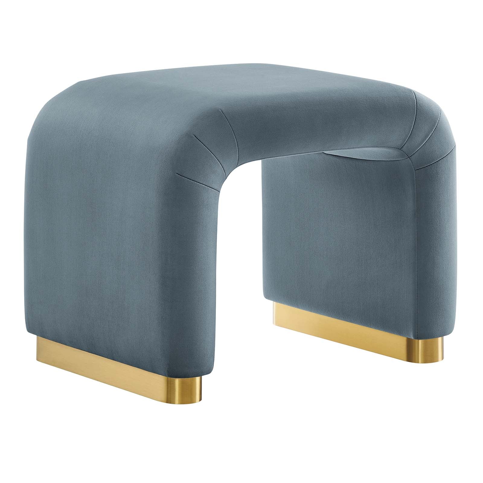 Koda Performance Velvet Waterfall Stool By Modway - EEI-6733 - Image 37