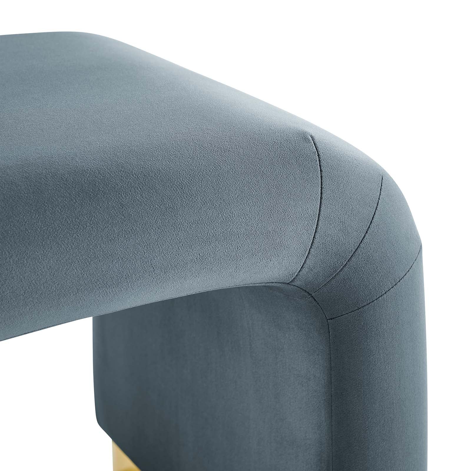 Koda Performance Velvet Waterfall Stool By Modway - EEI-6733 - Image 42