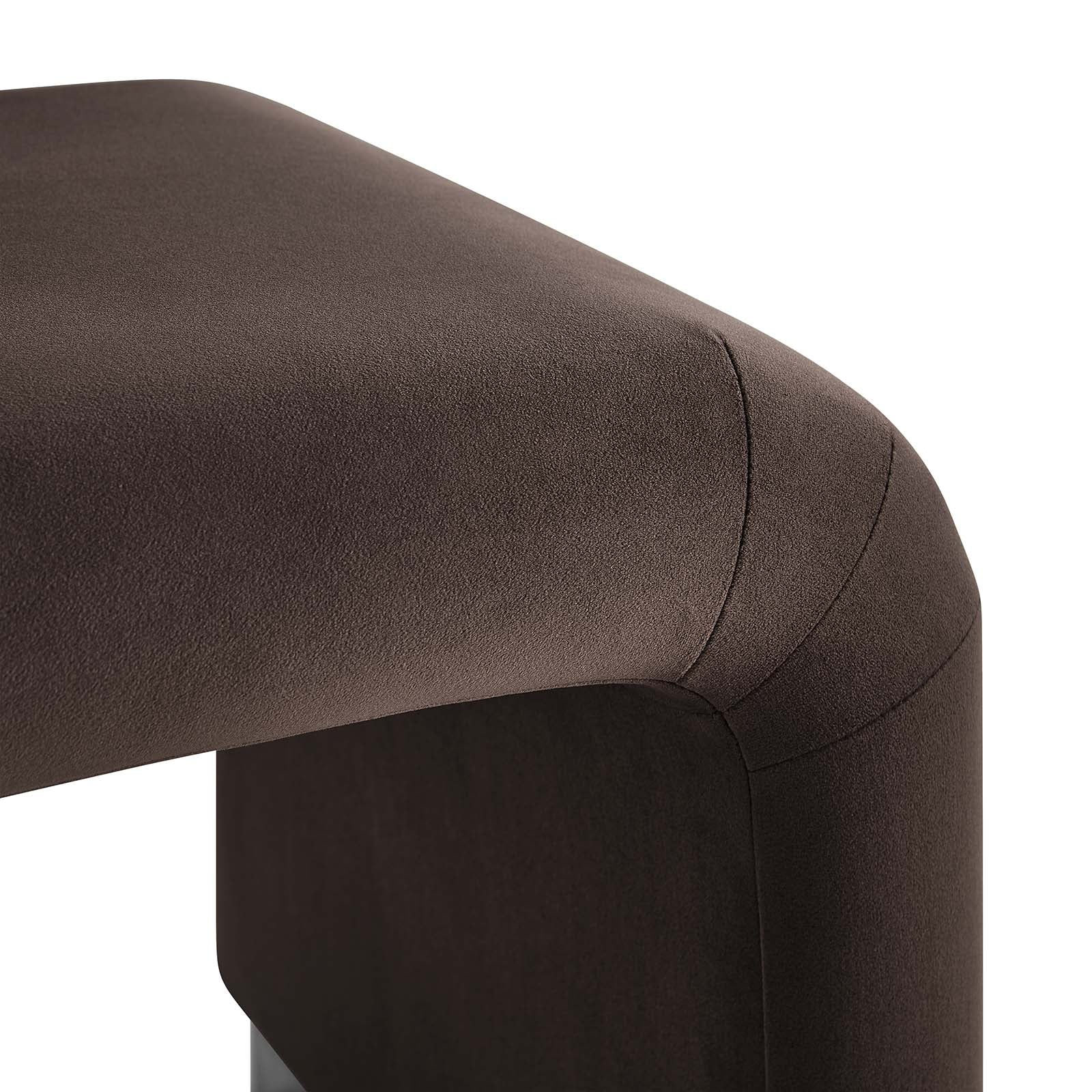 Koda Performance Velvet Waterfall Stool By Modway - EEI-6733 - Image 6