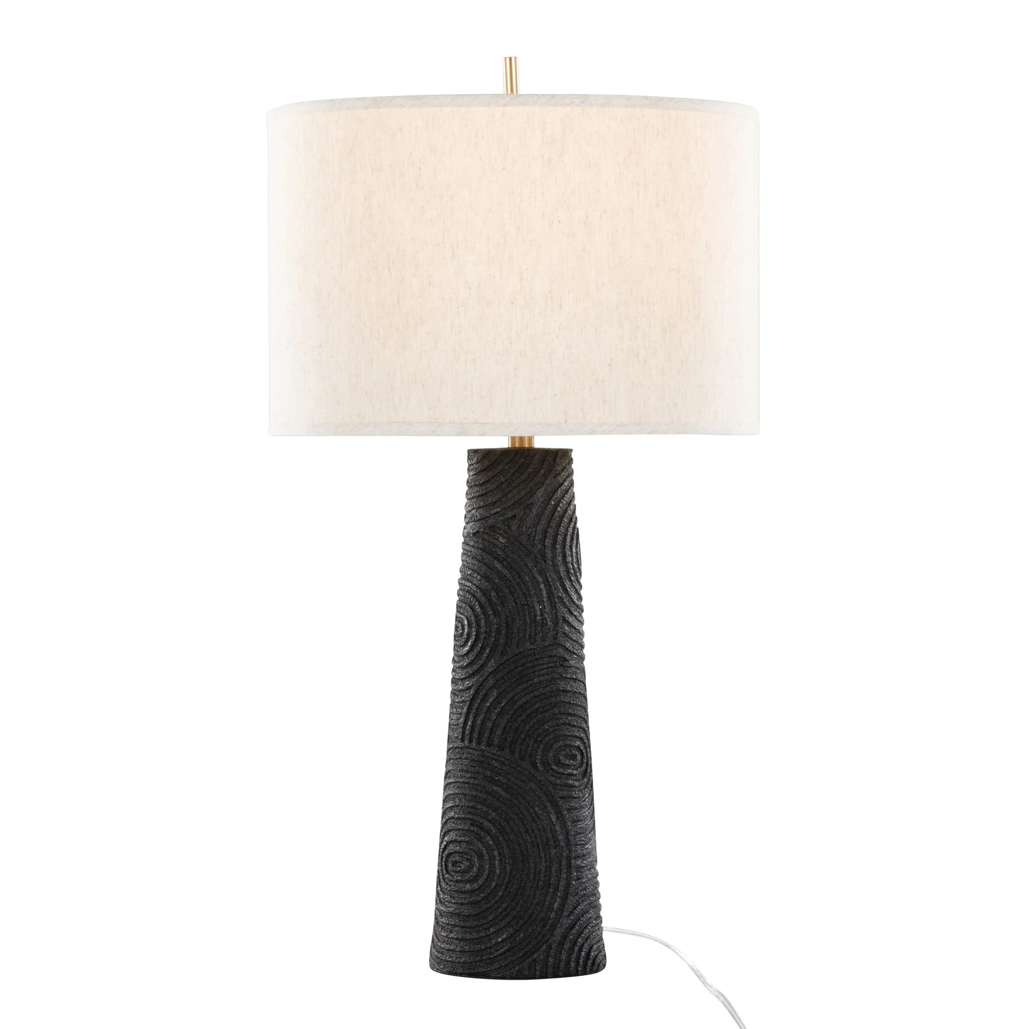 Kona 31" Polyresin Table Lamp - Set of 2 By LumiSource - GPT31-KONA BKNA2 - Image 4