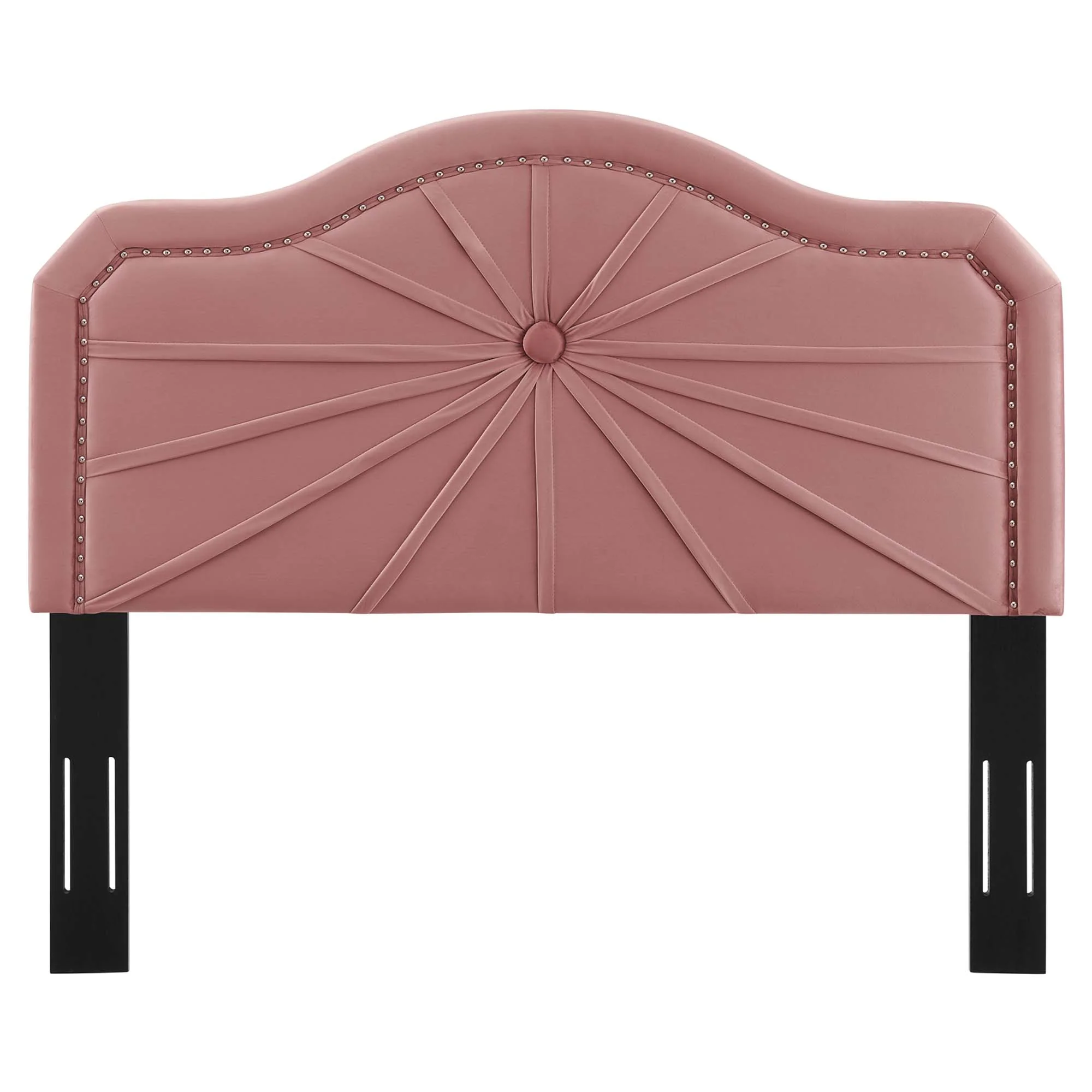 Kristin Pleated Performance Velvet King/California King Headboard by Modway - Image 4
