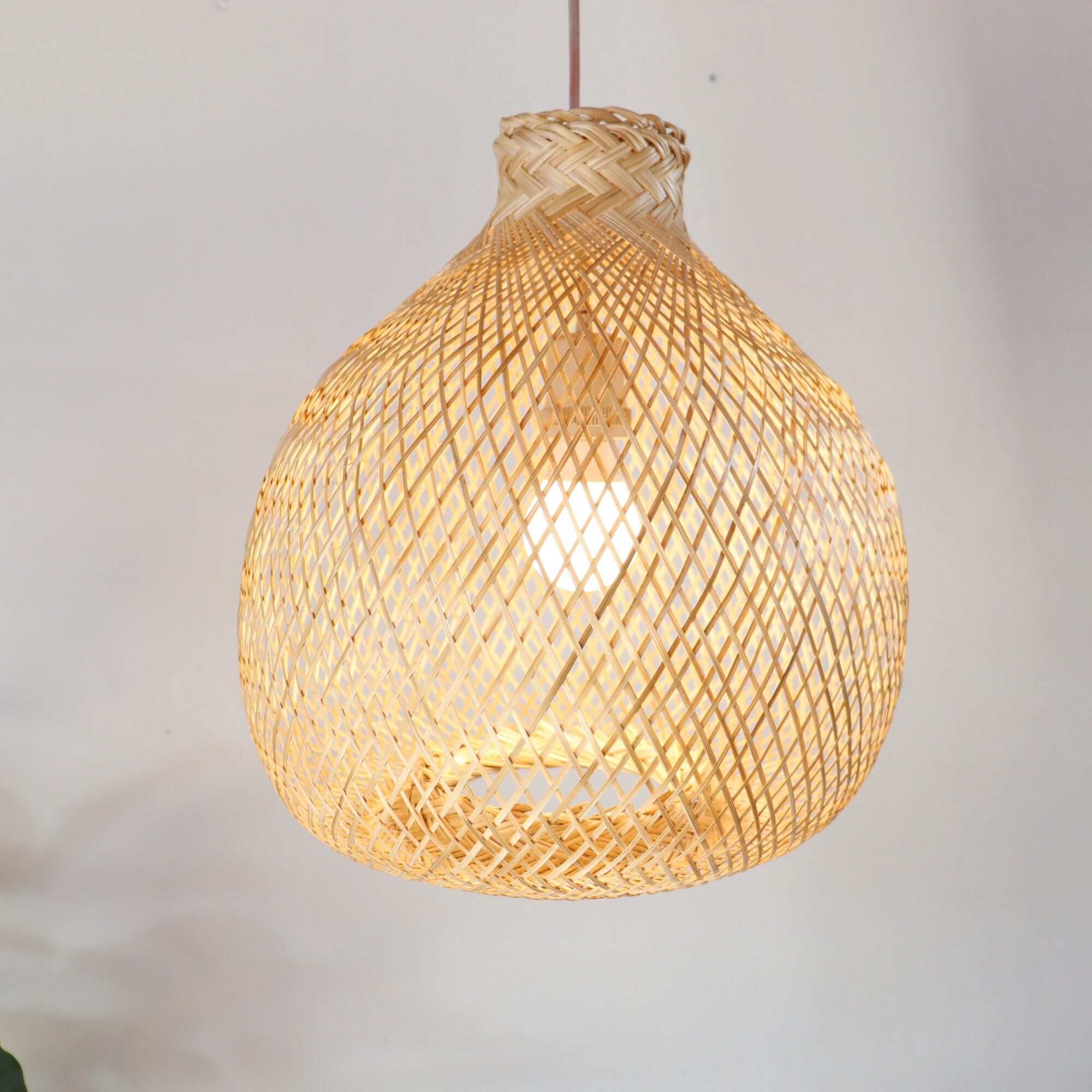 Kun Ya Na - Bamboo Pendant Light (33 Cm) By Thaihome - Image 2