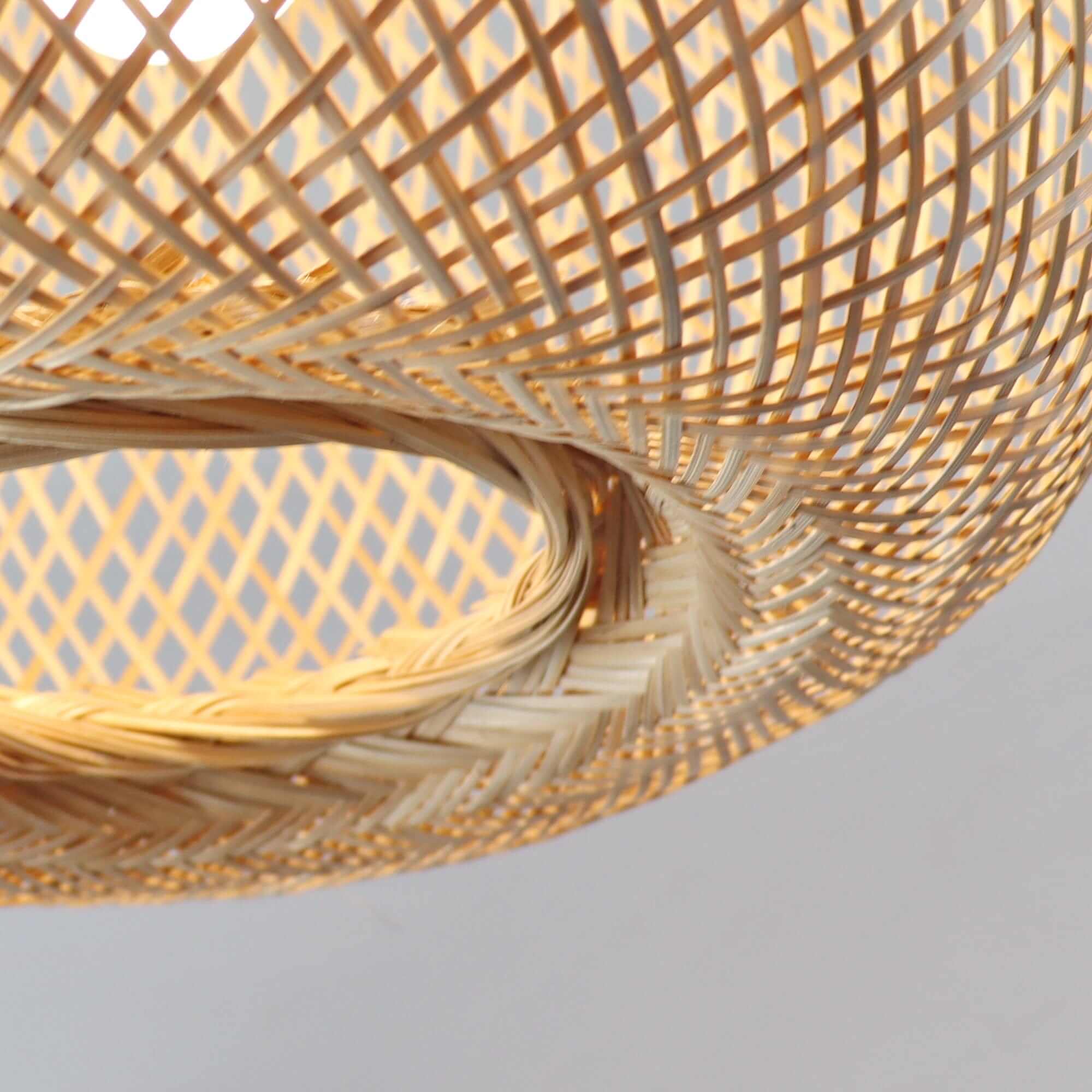Kun Ya Na - Bamboo Pendant Light (33 Cm) By Thaihome - Image 3