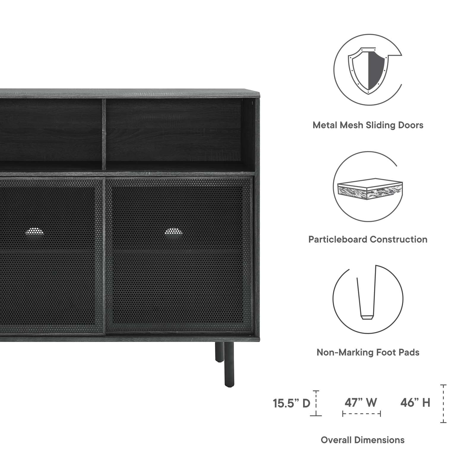 Kurtis 47" Display Cabinet By Modway - EEI-6237 - Image 8