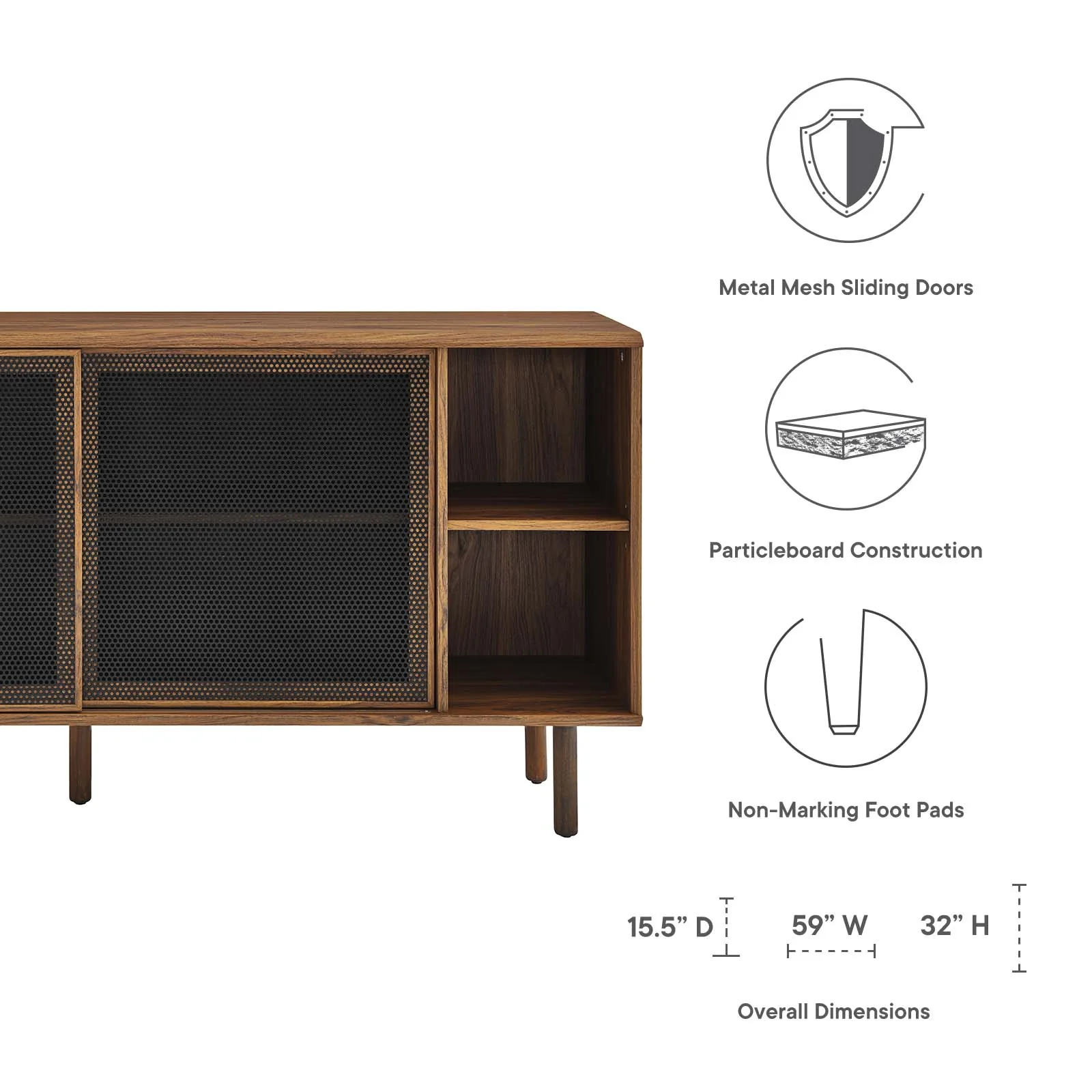 Kurtis 59" Sideboard By Modway - EEI-6235 - Image 26