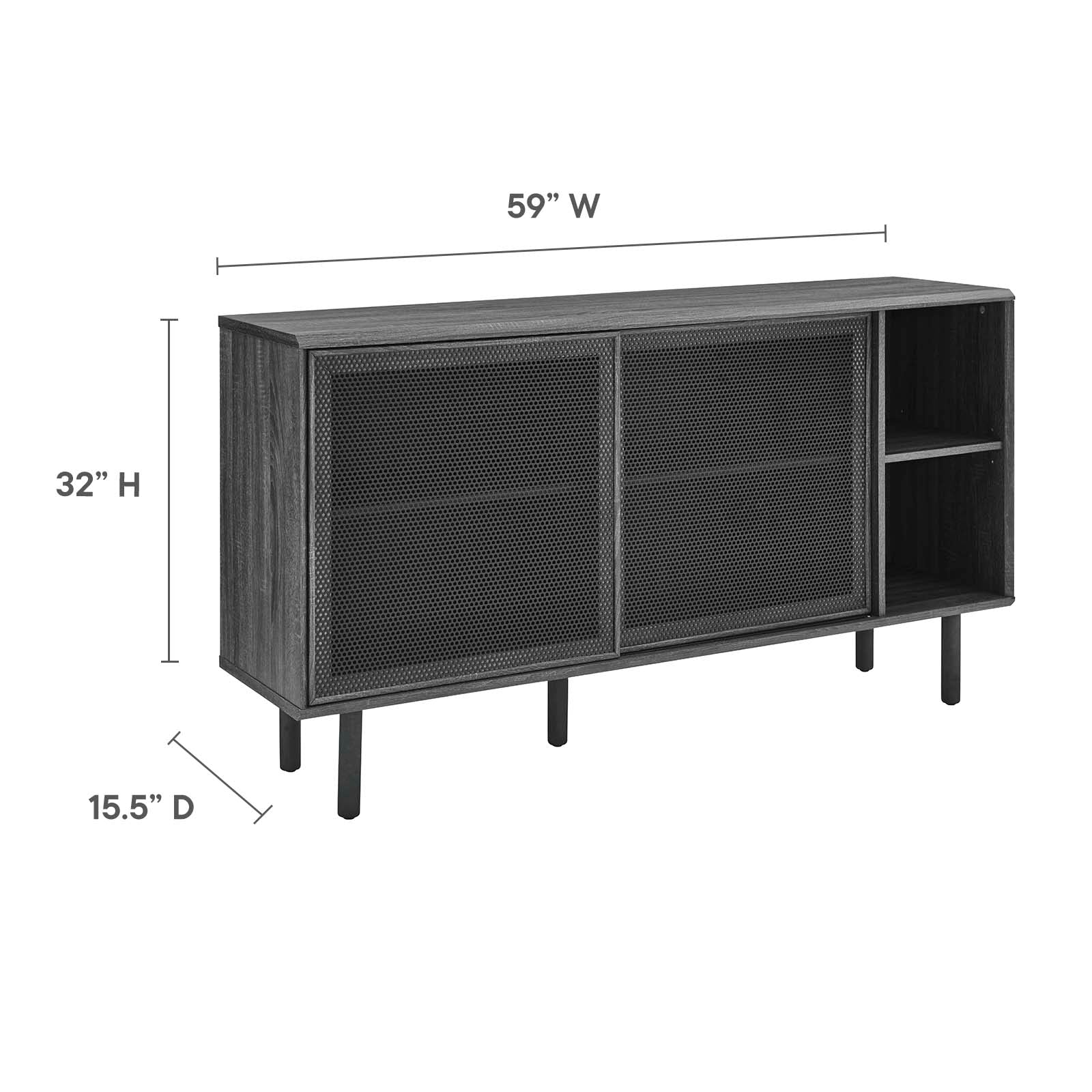 Kurtis 59" Sideboard By Modway - EEI-6235 - Image 9