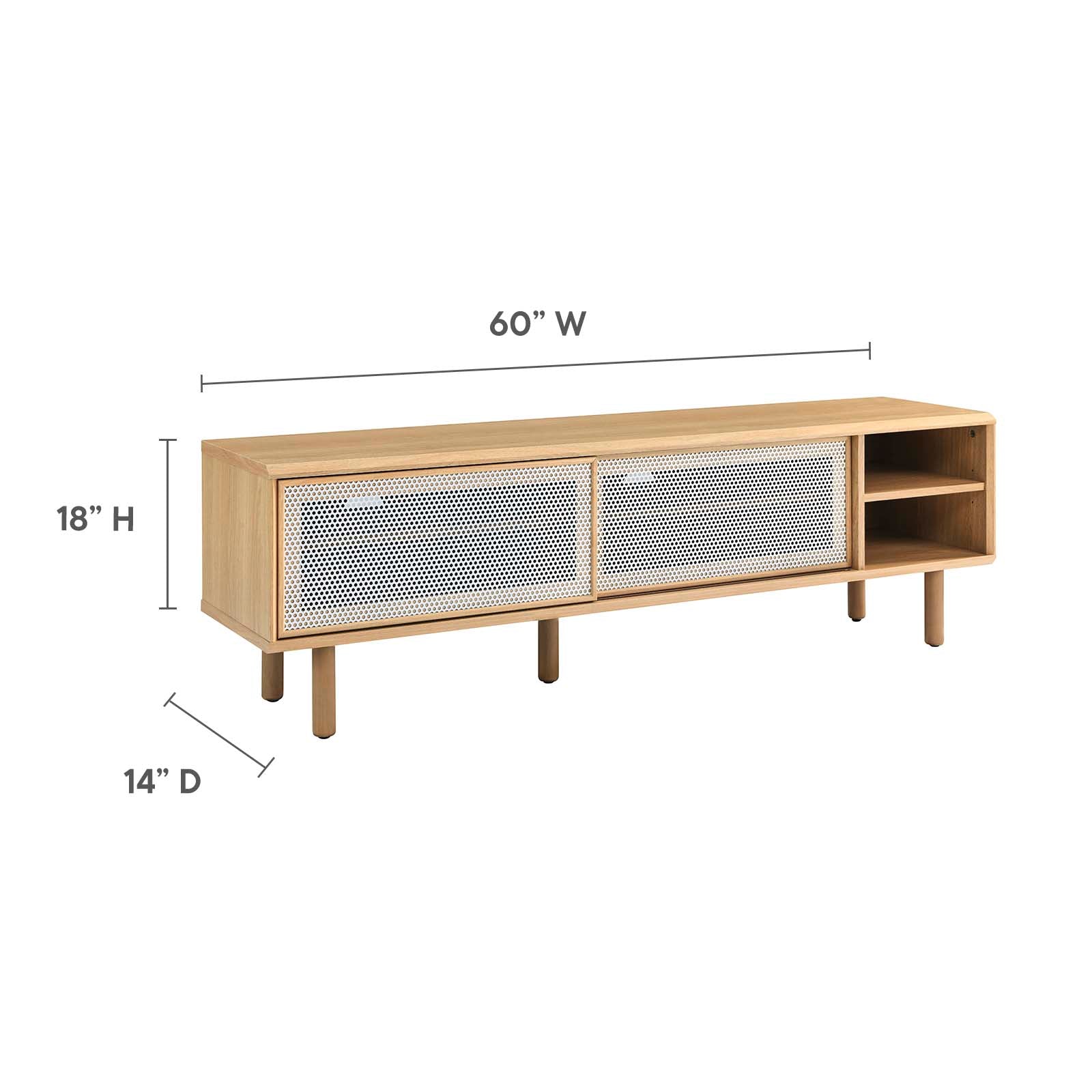 Kurtis 60" TV Stand By Modway - EEI-6234 - Image 18