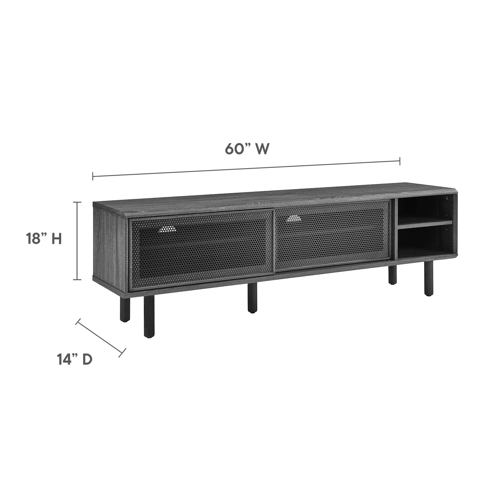 Kurtis 60" TV Stand By Modway - EEI-6234 - Image 9