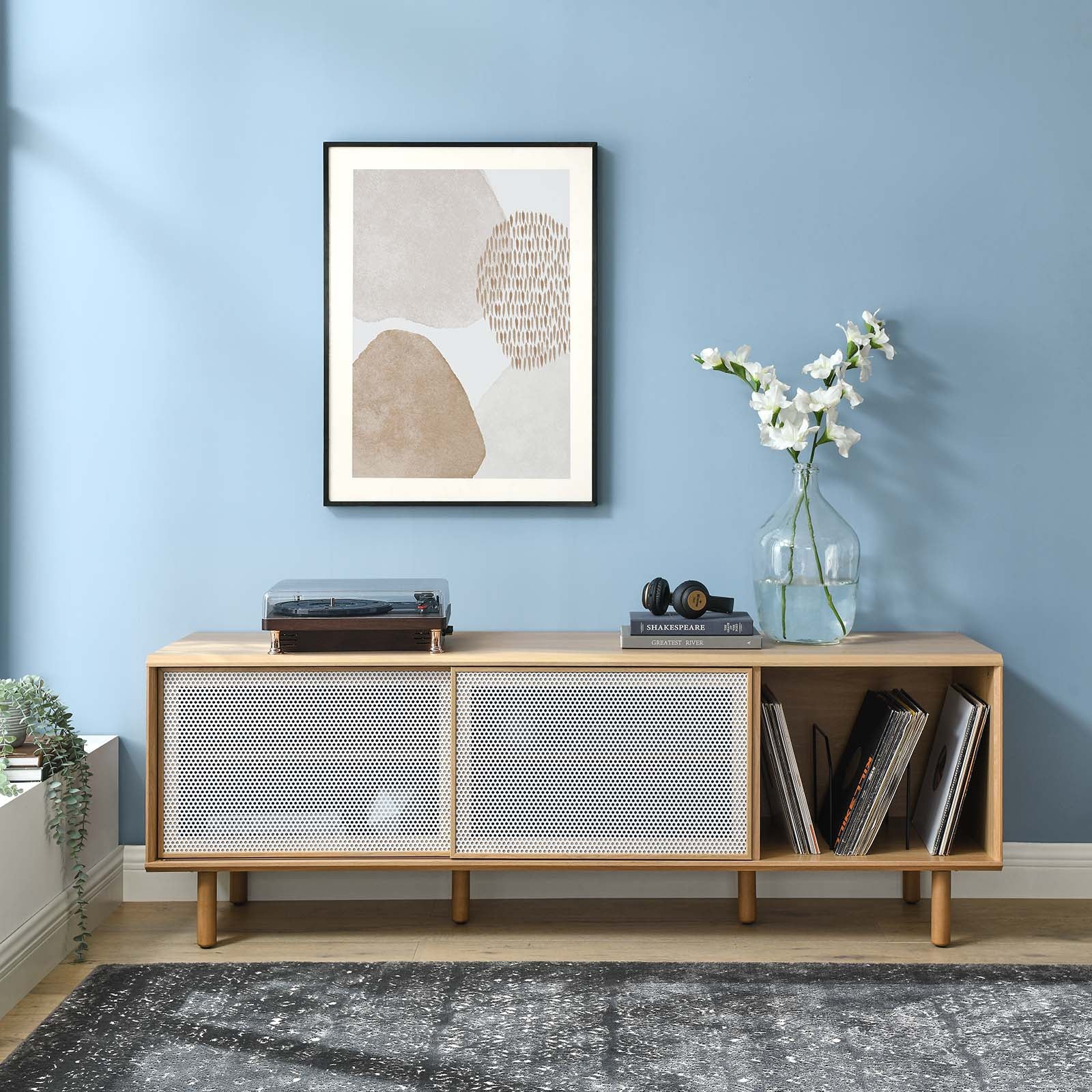 Kurtis 67" TV and Vinyl Record Stand By Modway - EEI-6236 - Image 11
