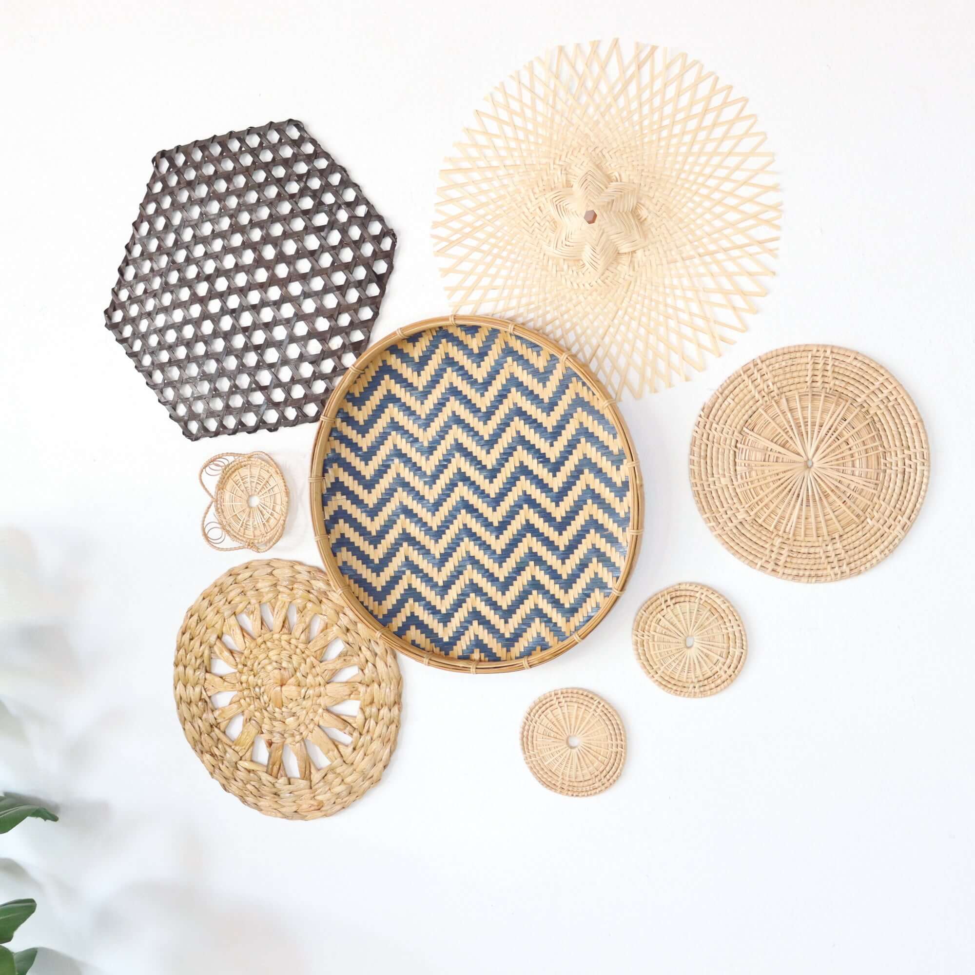 La Na - Wall Hanging Art DeCor Set Of 8 By Thaihome - Image 4