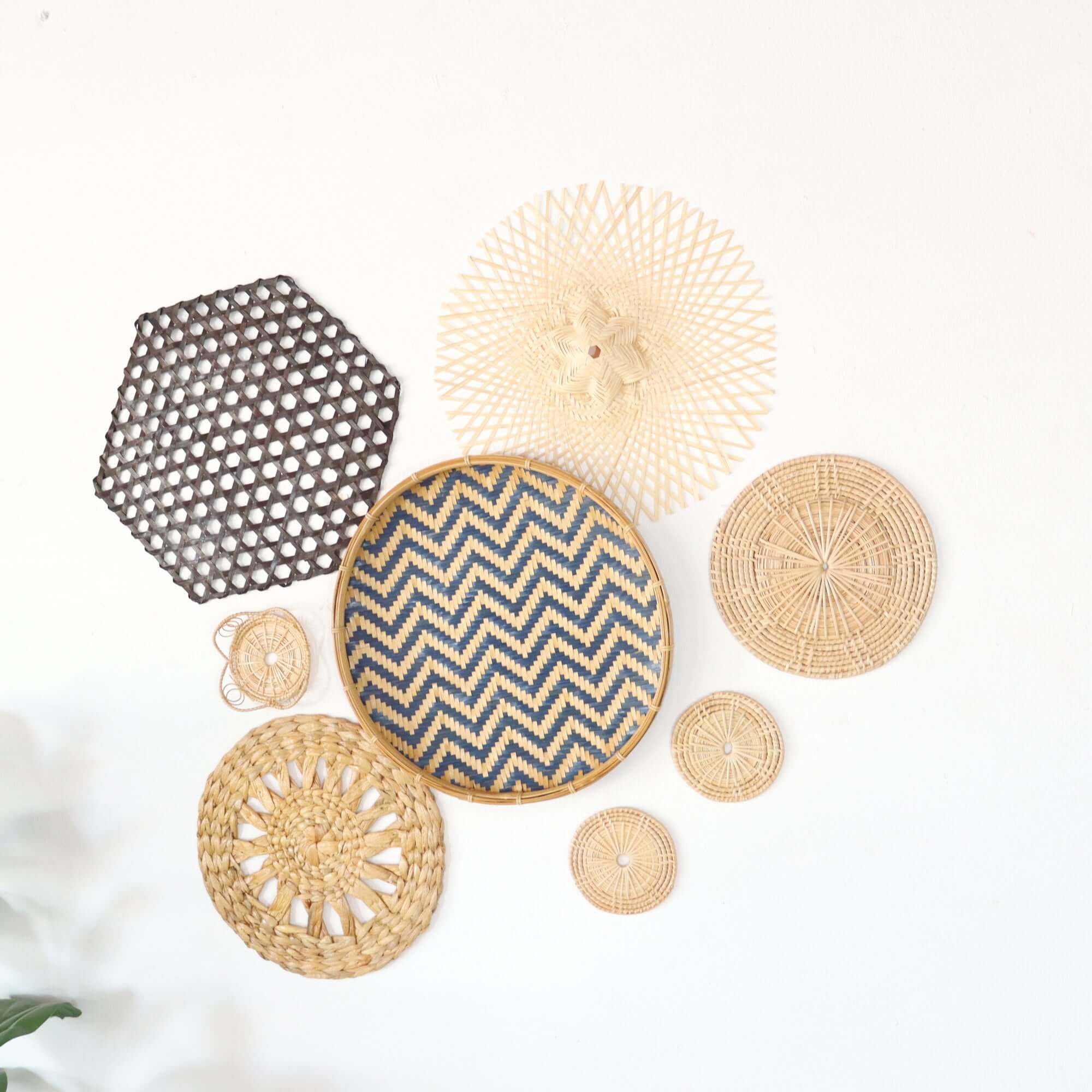 La Na - Wall Hanging Art DeCor Set Of 8 By Thaihome - Image 7