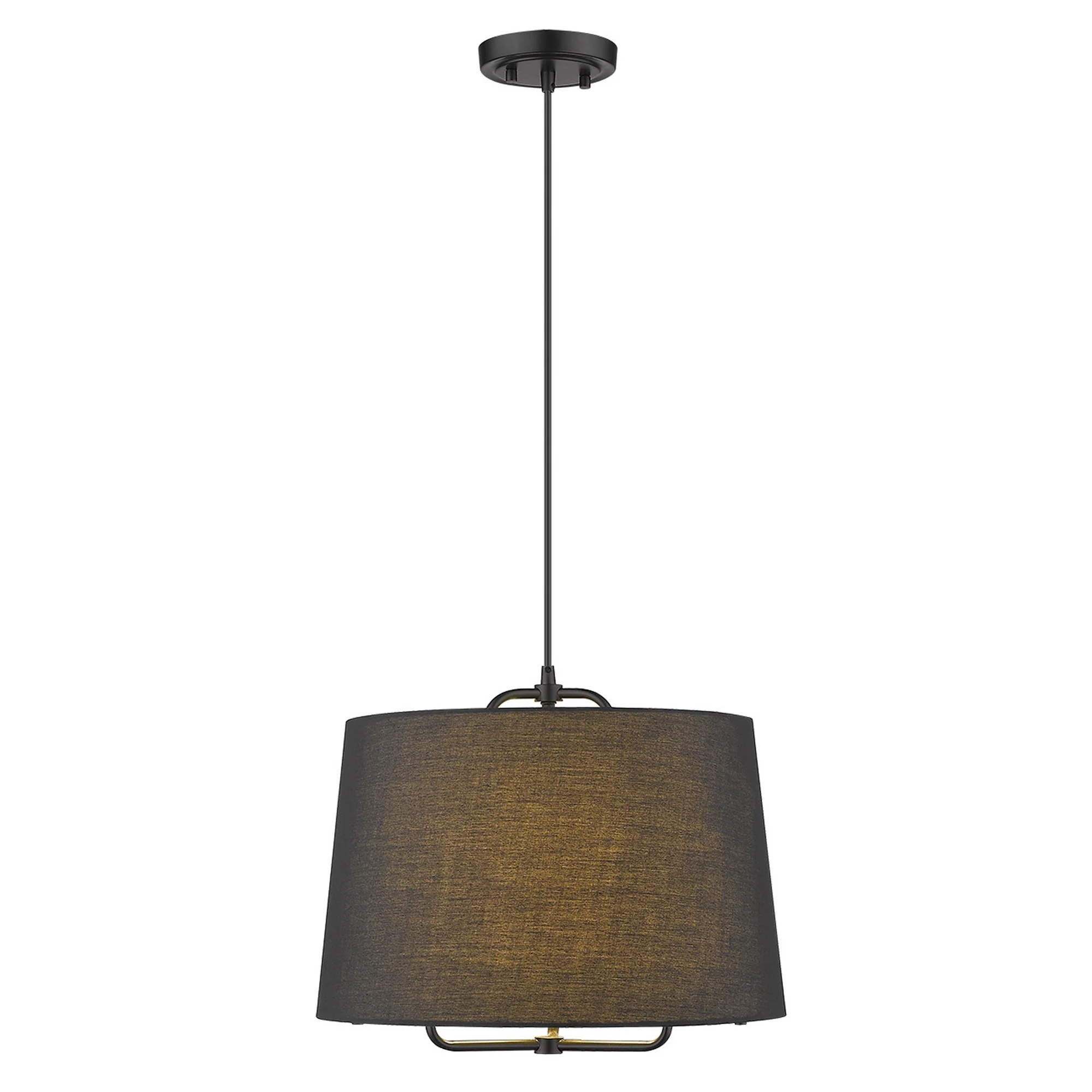 Lamia 1-Light Matte Black Mini Pendant By Homeroots - Image 2