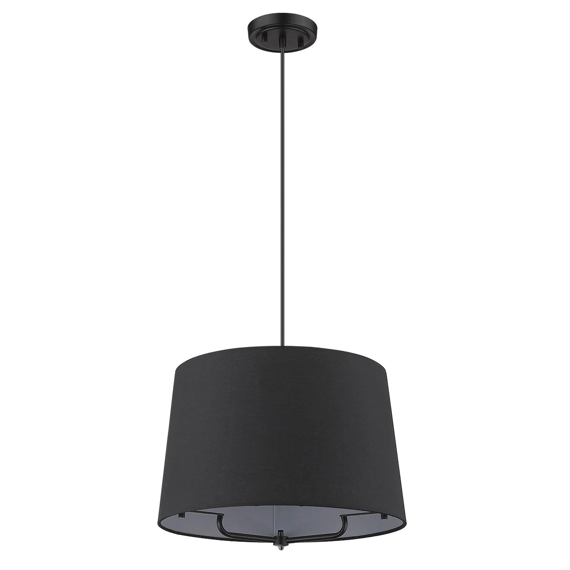 Lamia 1-Light Matte Black Mini Pendant By Homeroots - Image 4