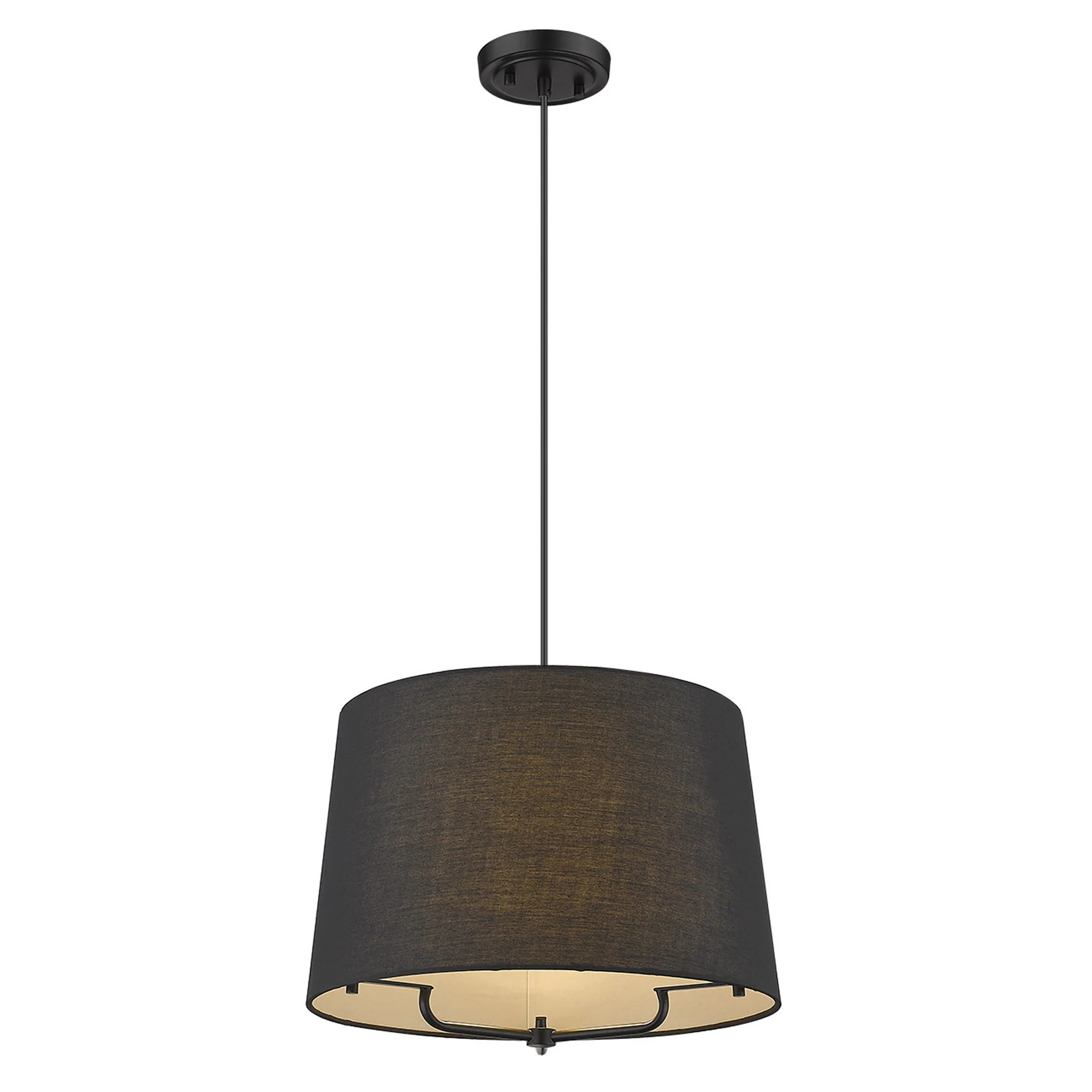 Lamia 1-Light Matte Black Mini Pendant By Homeroots - Image 5