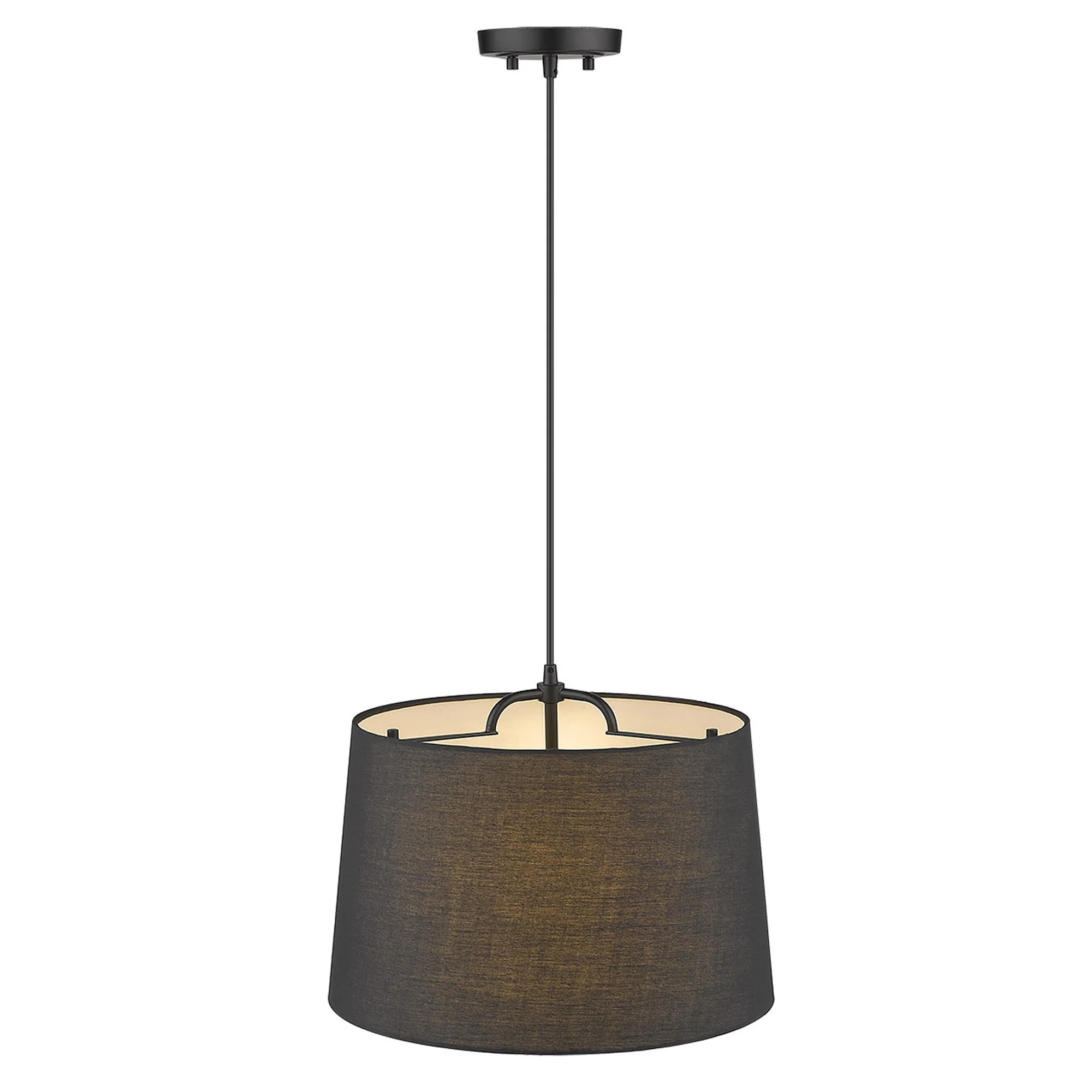 Lamia 1-Light Matte Black Mini Pendant By Homeroots - Image 6