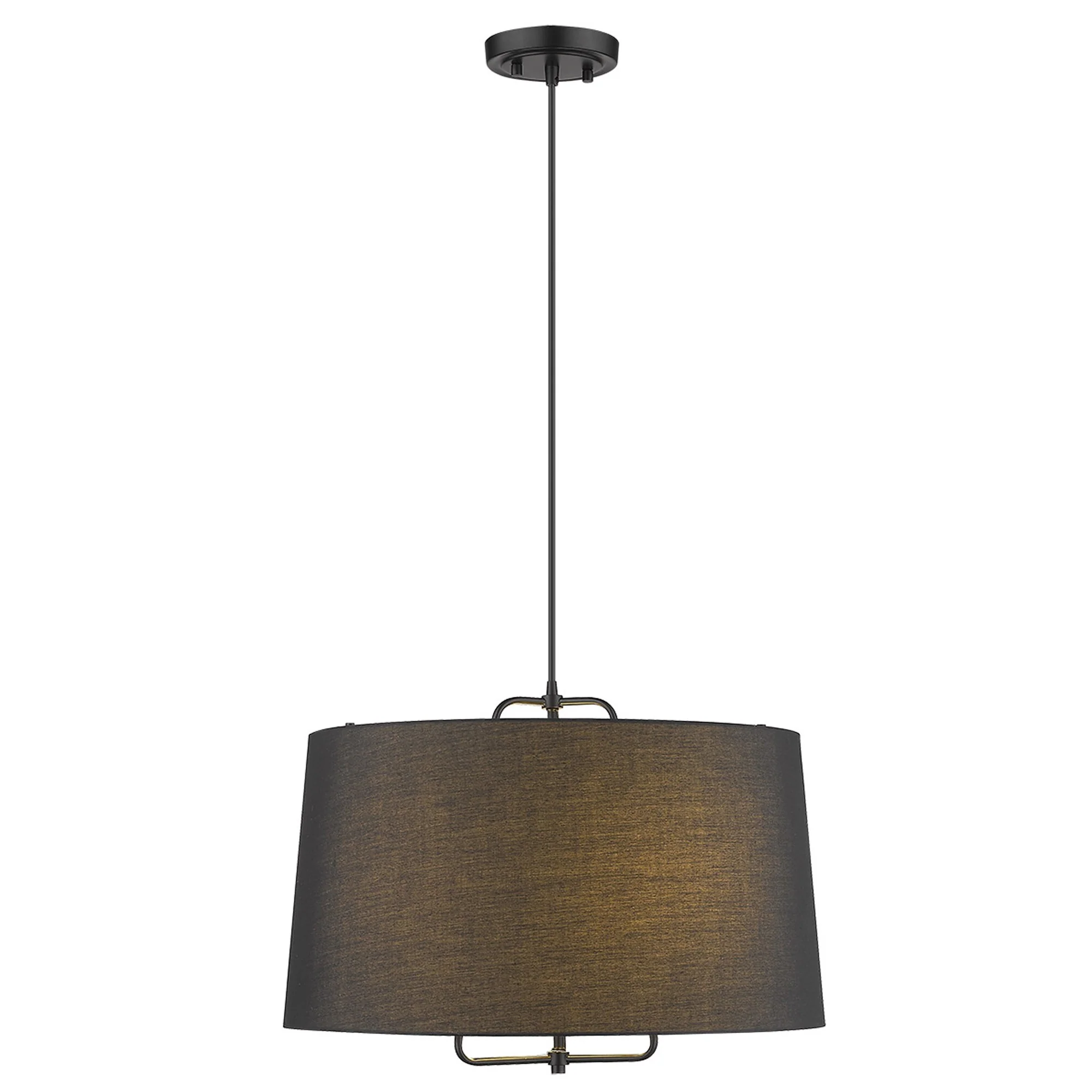 Lamia 3-Light Matte Black Mini Pendant By Homeroots - Image 2