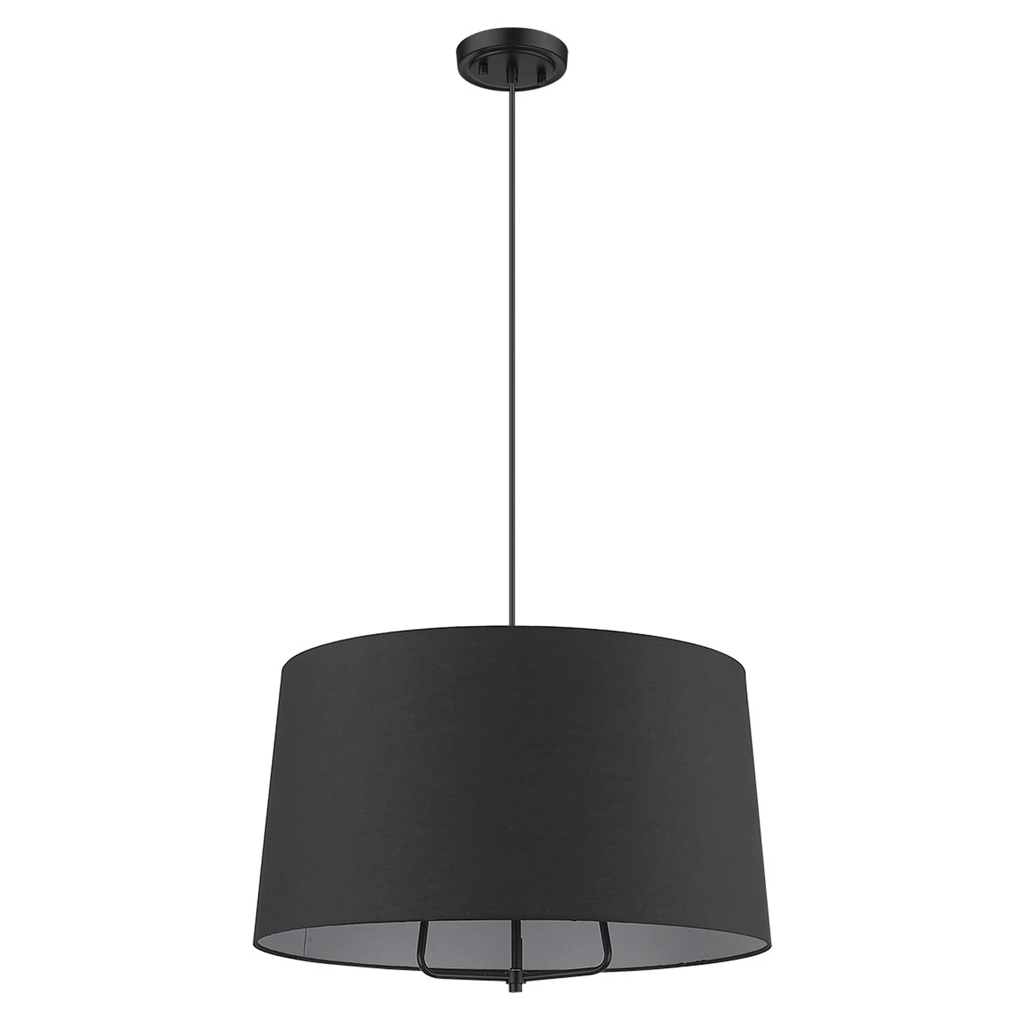Lamia 3-Light Matte Black Mini Pendant By Homeroots - Image 4