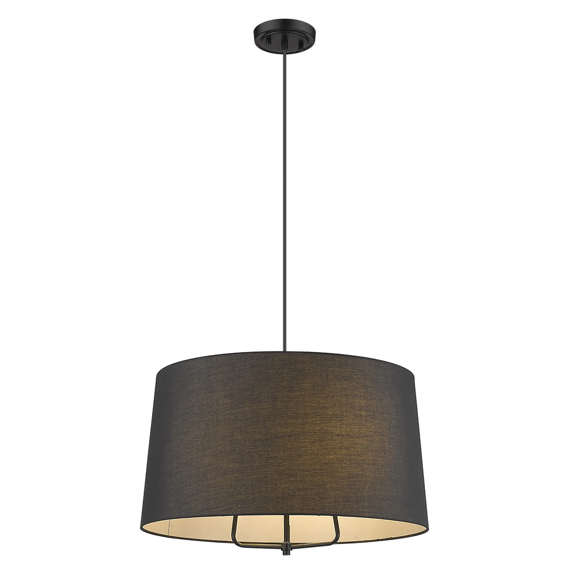 Lamia 3-Light Matte Black Mini Pendant By Homeroots - Image 5
