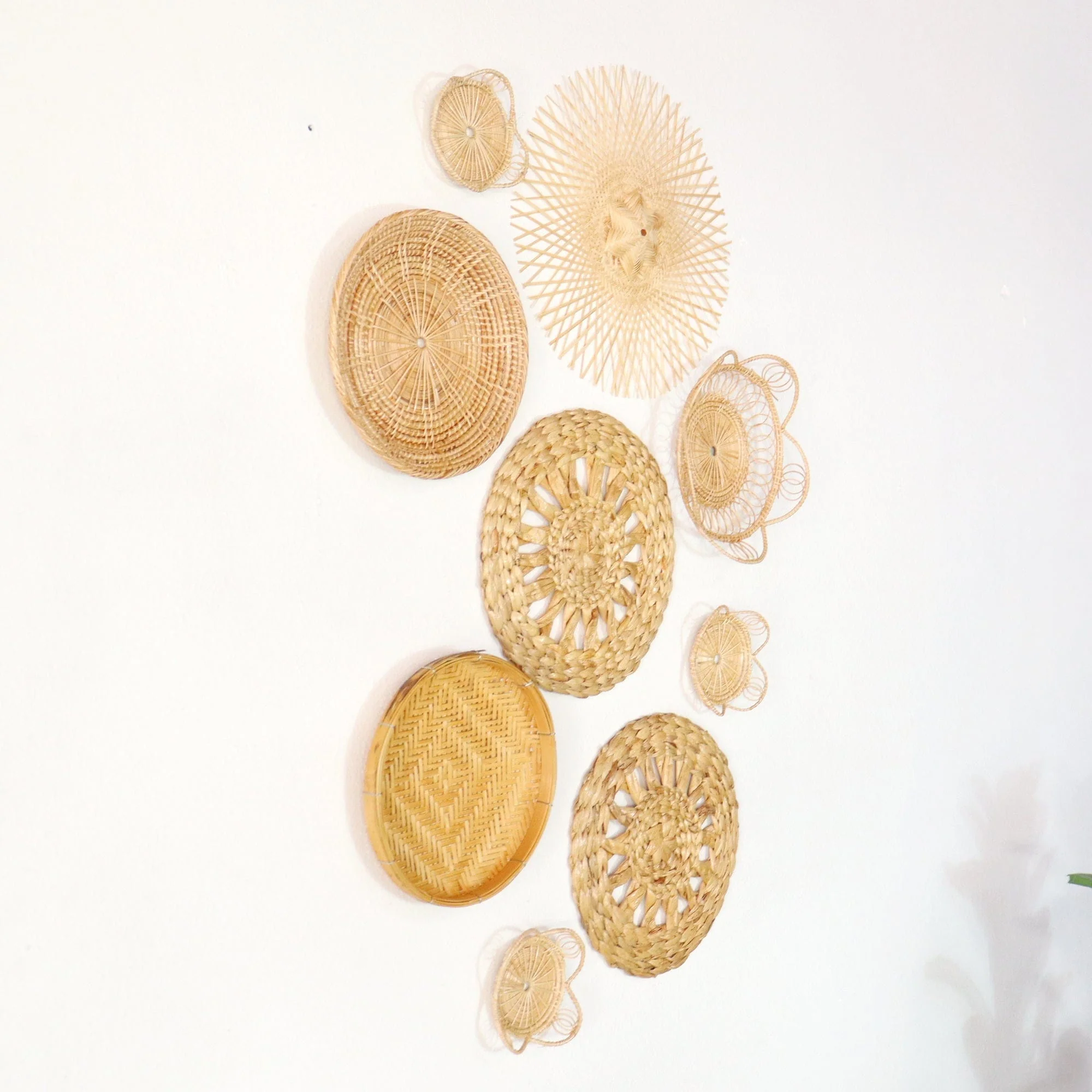 Lan La Rid - Wall Hanging DeCor Set Of 8 By Thaihome - Image 4