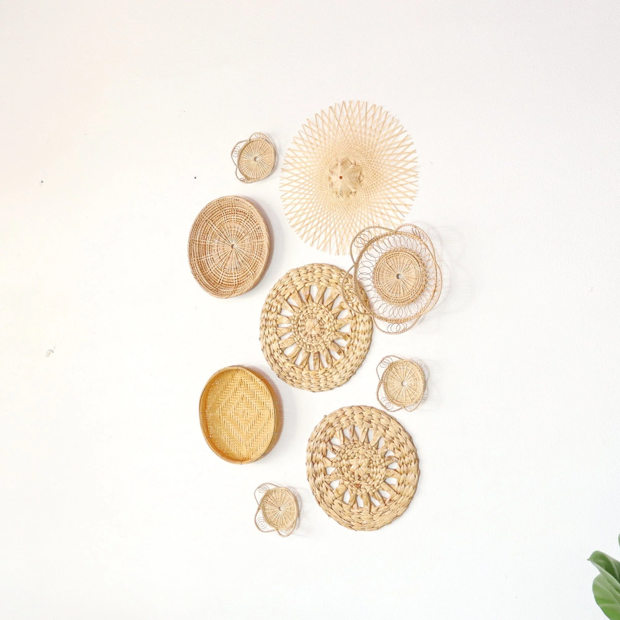 Lan La Rid - Wall Hanging DeCor Set Of 8 By Thaihome - Image 5
