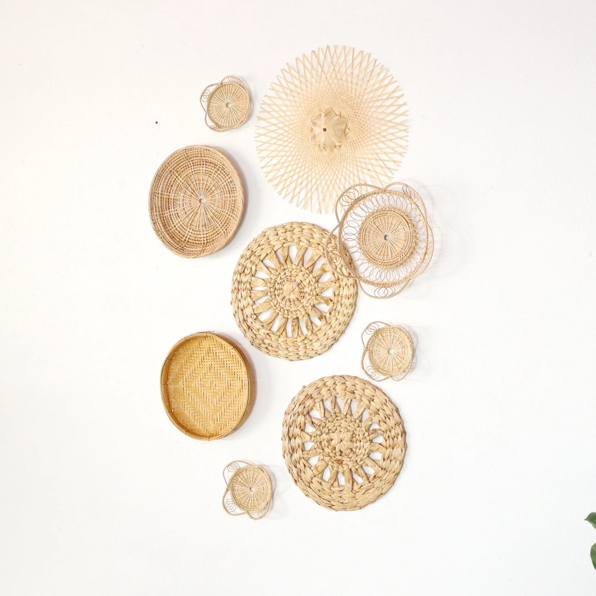 Lan La Rid - Wall Hanging DeCor Set Of 8 By Thaihome - Image 6