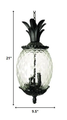 Lanai 3-Light Black Coral Hanging Light By Homeroots - Image 5