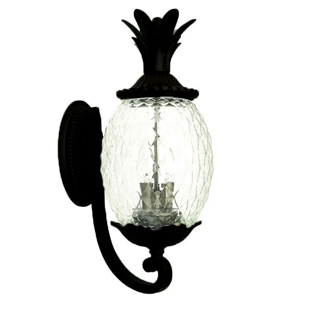 Lanai 3-Light Matte Black Wall Light By Homeroots - 398406 - Image 2