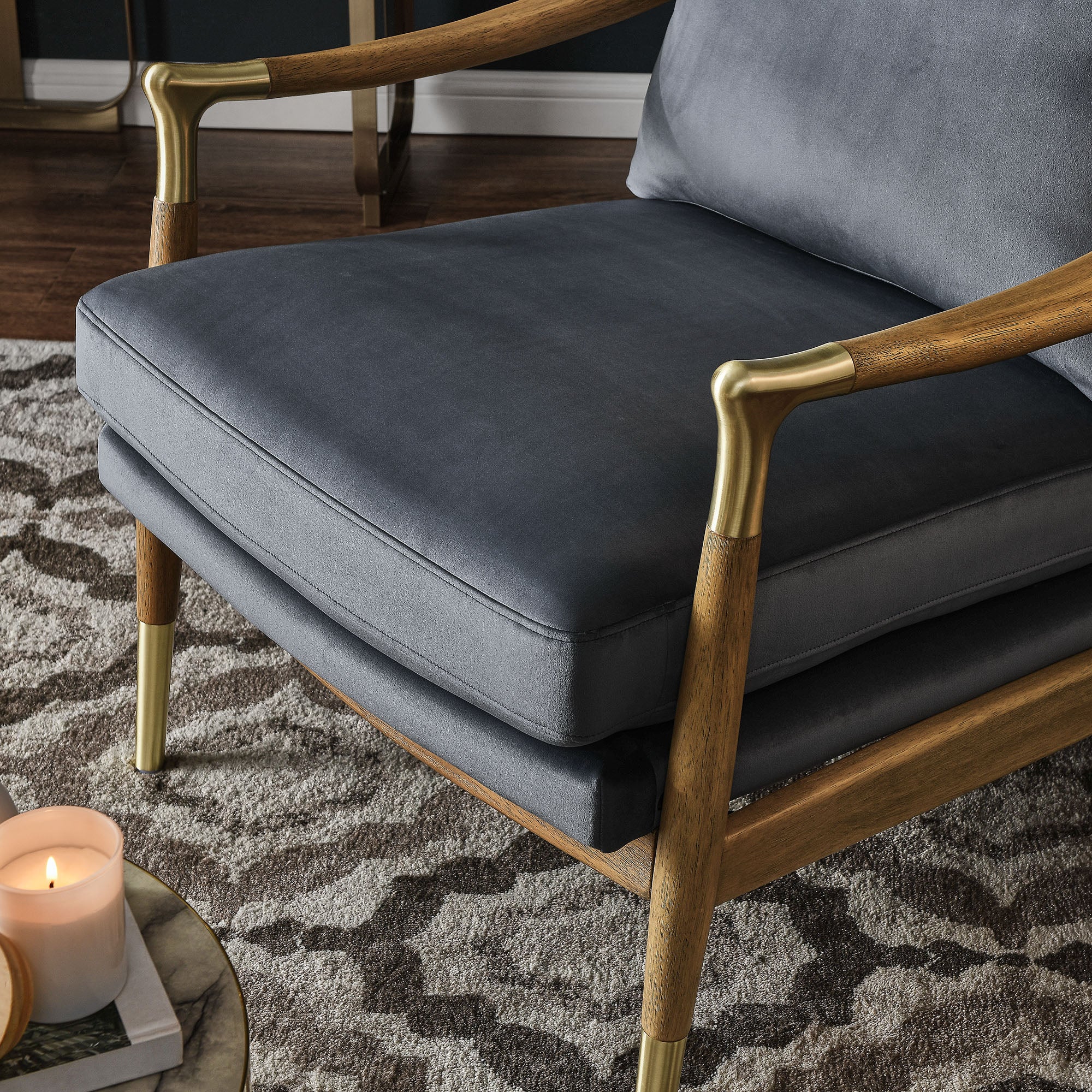 Langford Performance Velvet Accent Armchair by Modway - Image 15