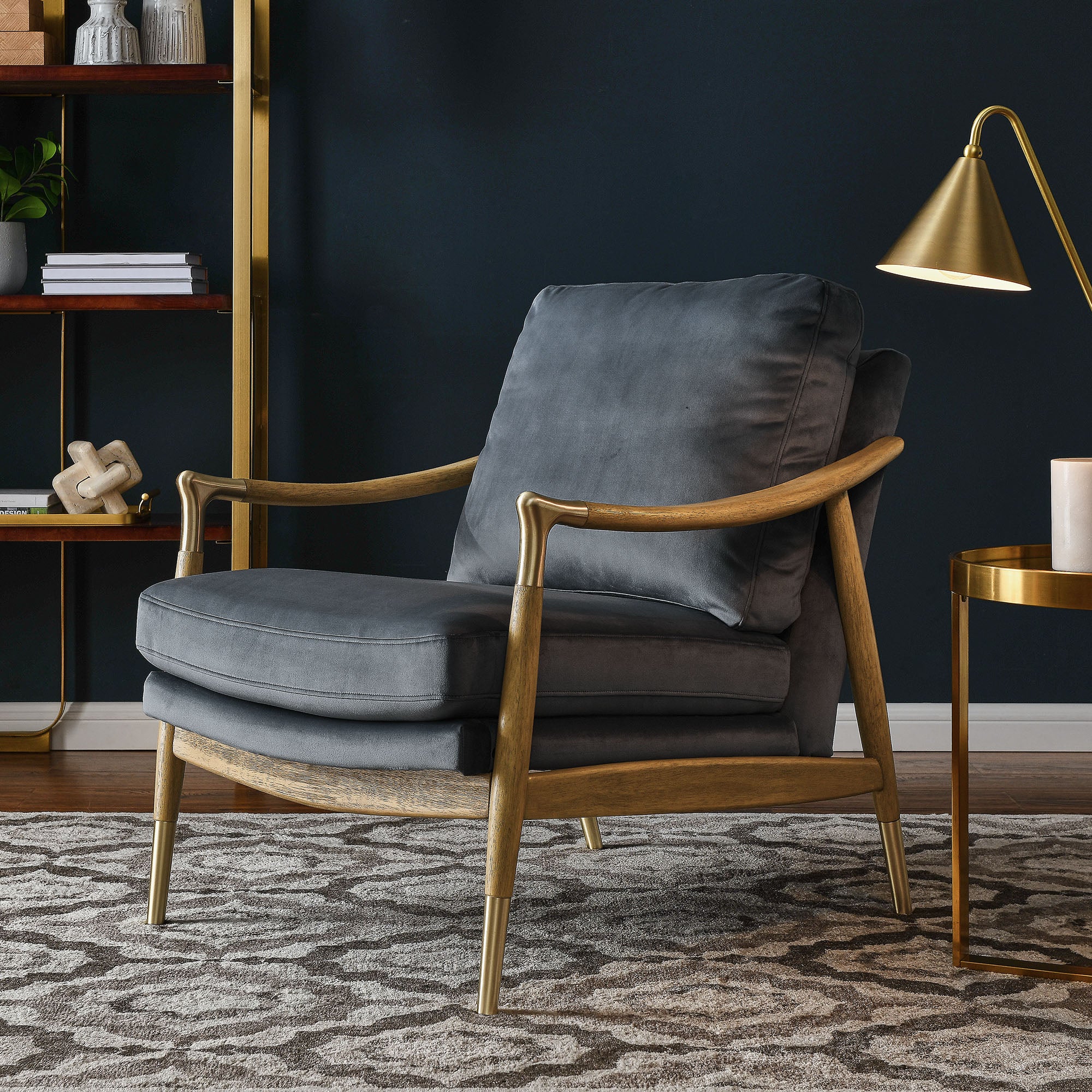 Langford Performance Velvet Accent Armchair by Modway - Image 16