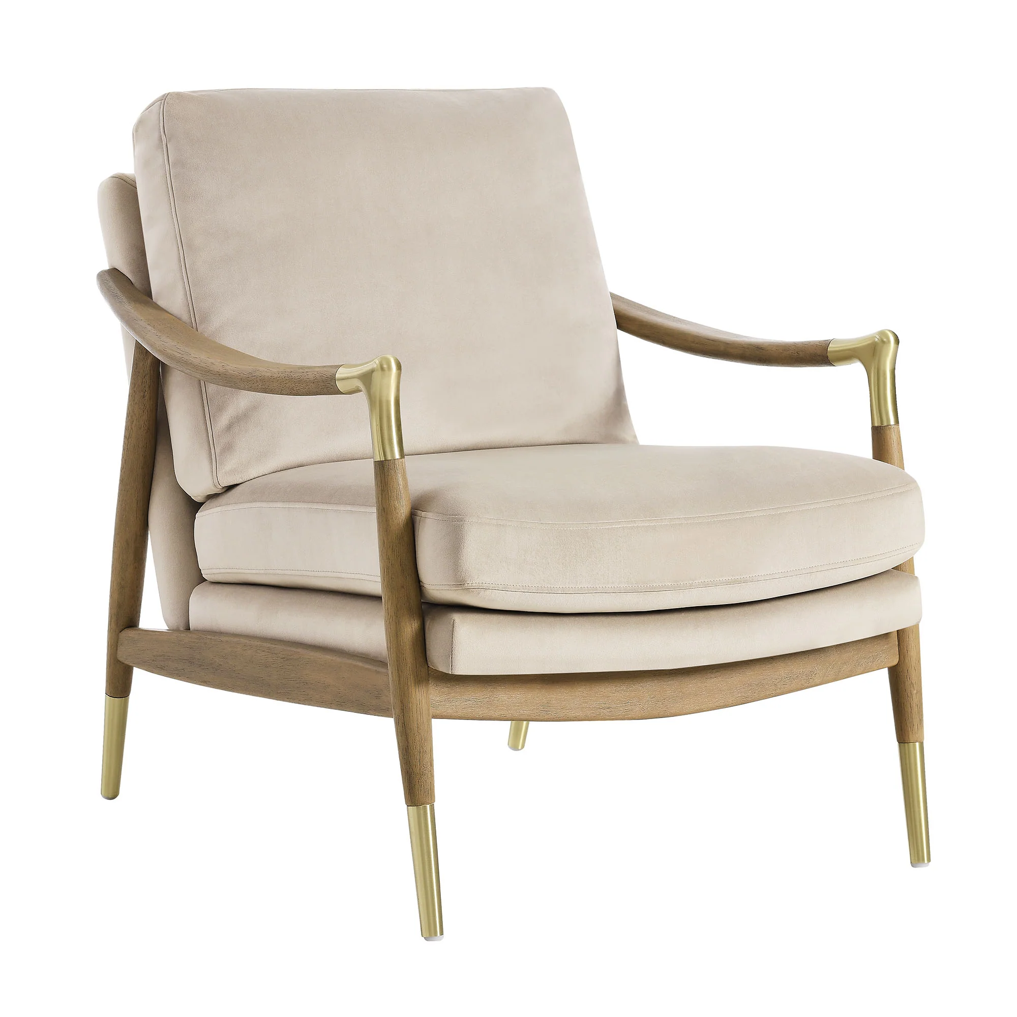 Langford Performance Velvet Accent Armchair by Modway - Image 2