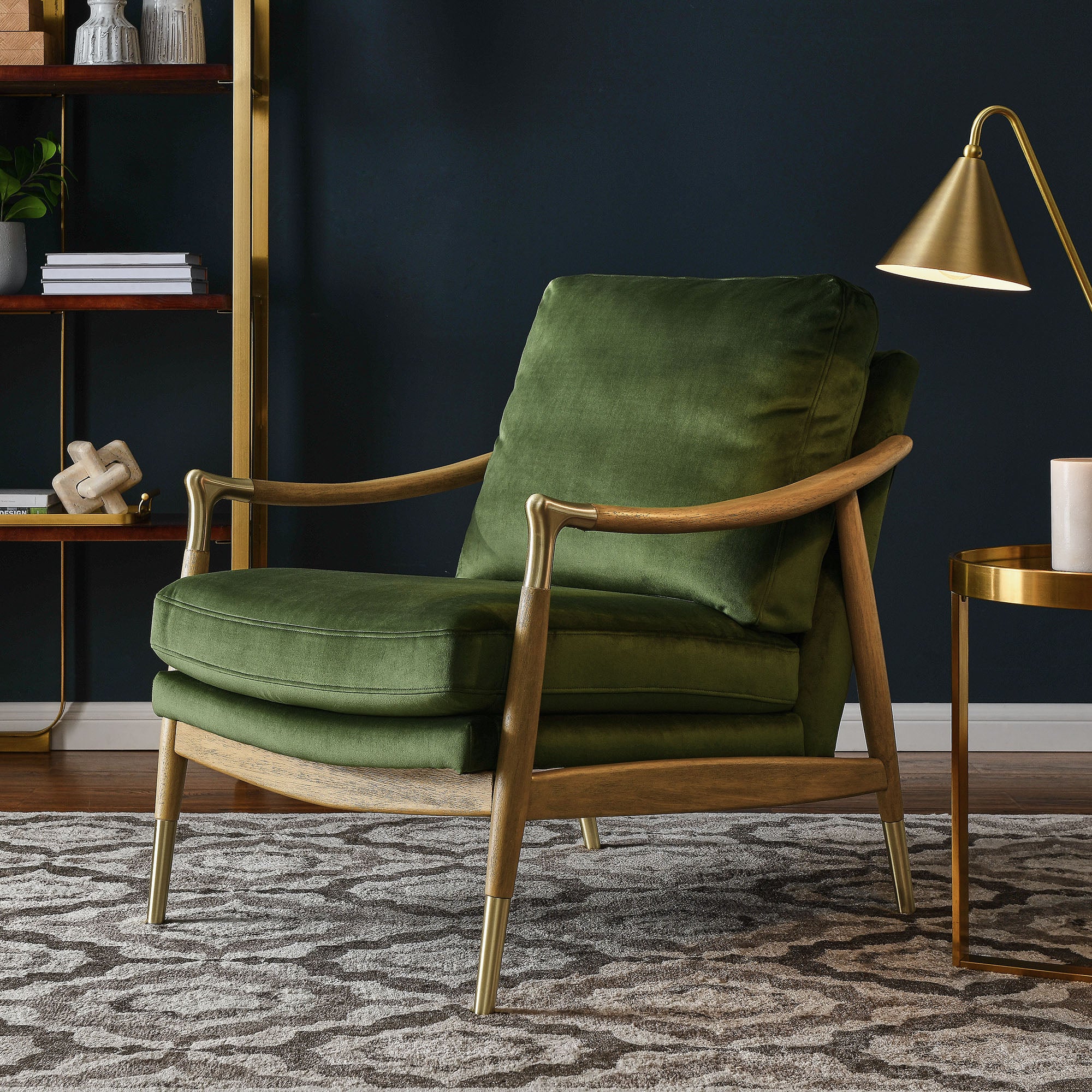 Langford Performance Velvet Accent Armchair by Modway - Image 25