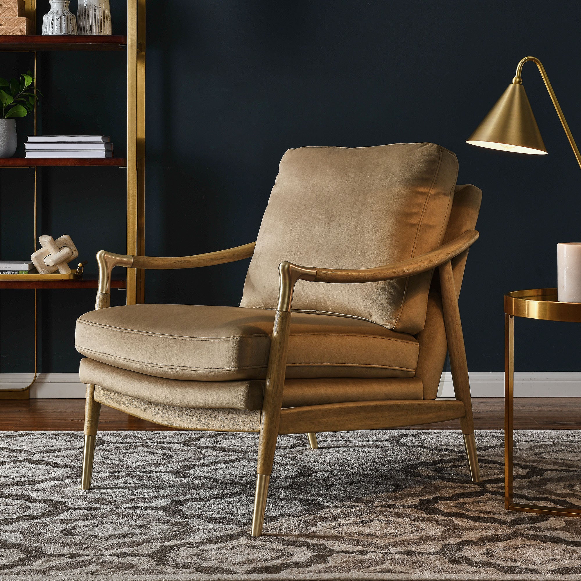 Langford Performance Velvet Accent Armchair by Modway - Image 34