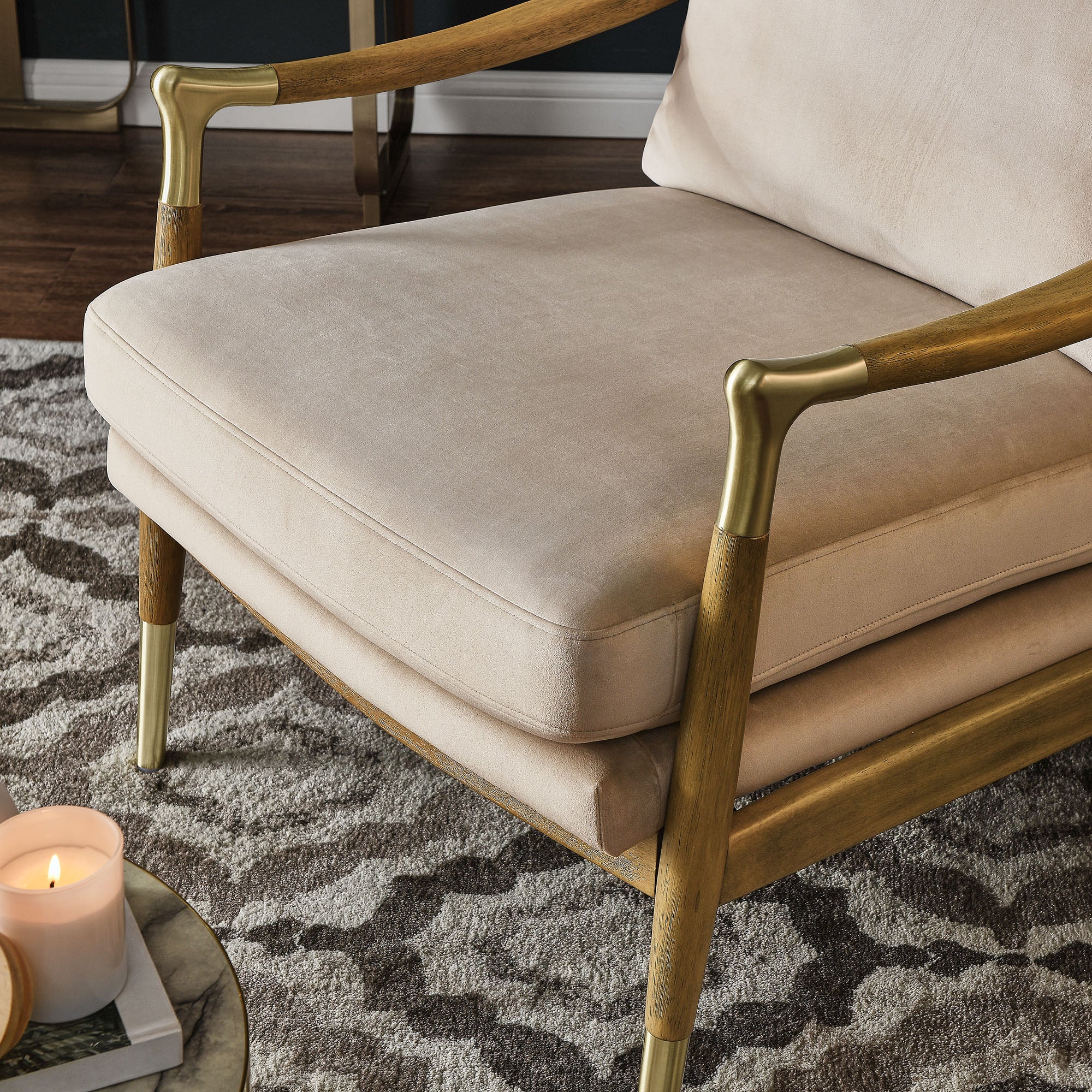 Langford Performance Velvet Accent Armchair by Modway - Image 7